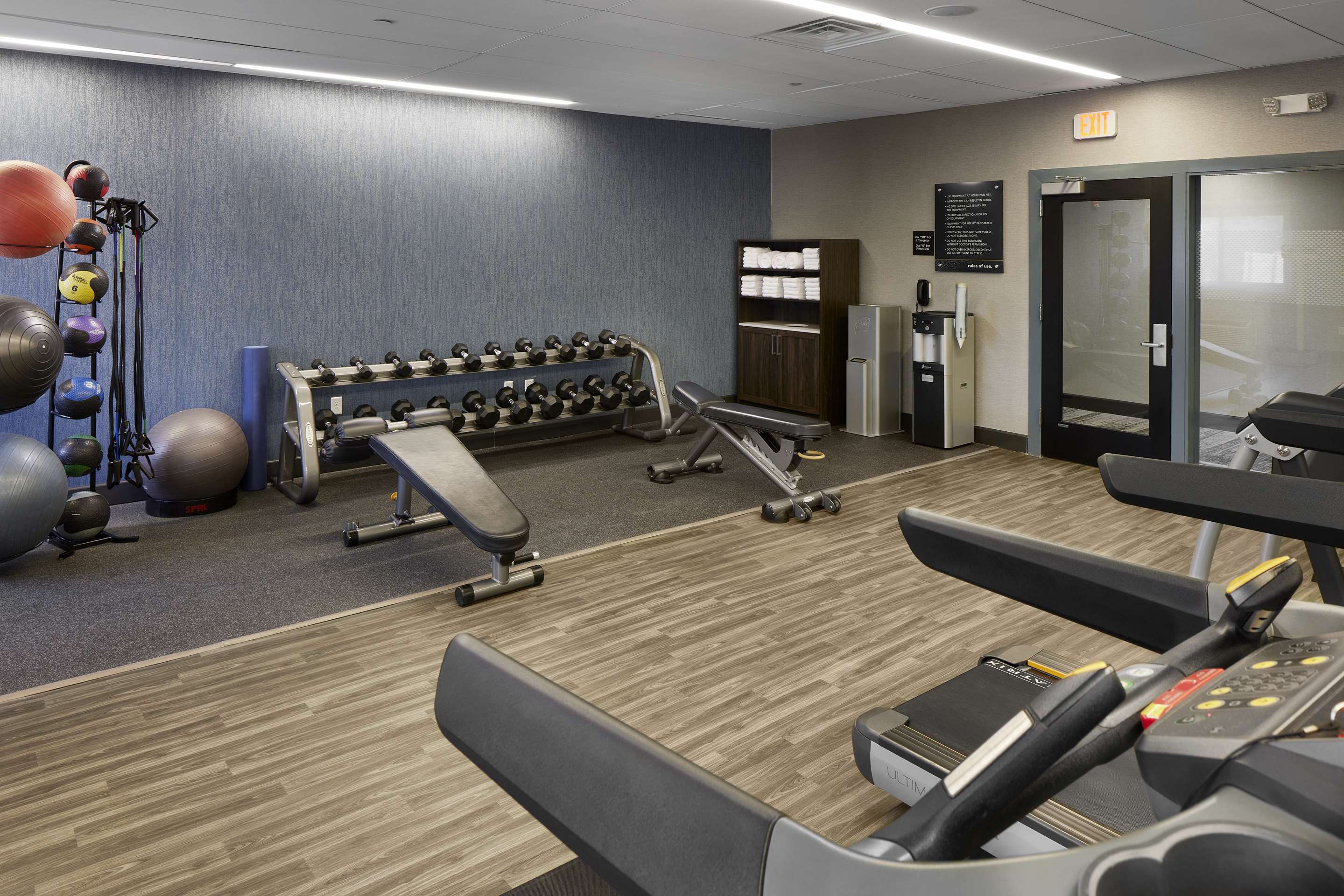 Health club fitness center gym