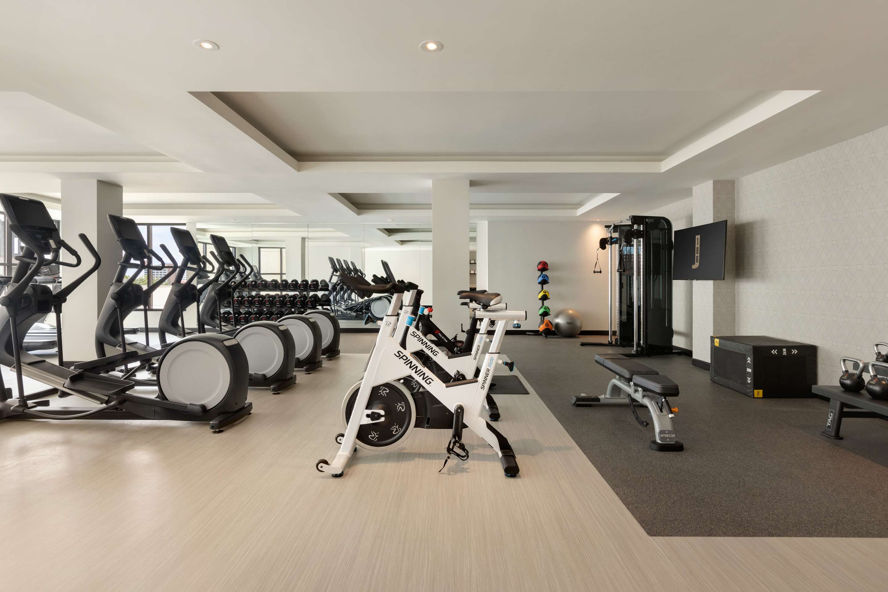 Health club fitness center gym