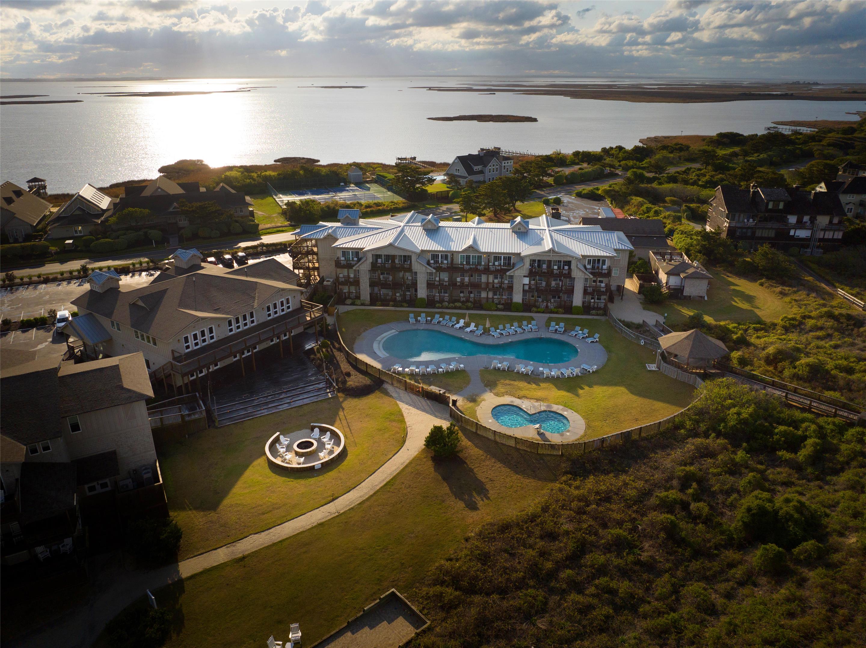The Sanderling Aerial View | Sanderling Resort Residences