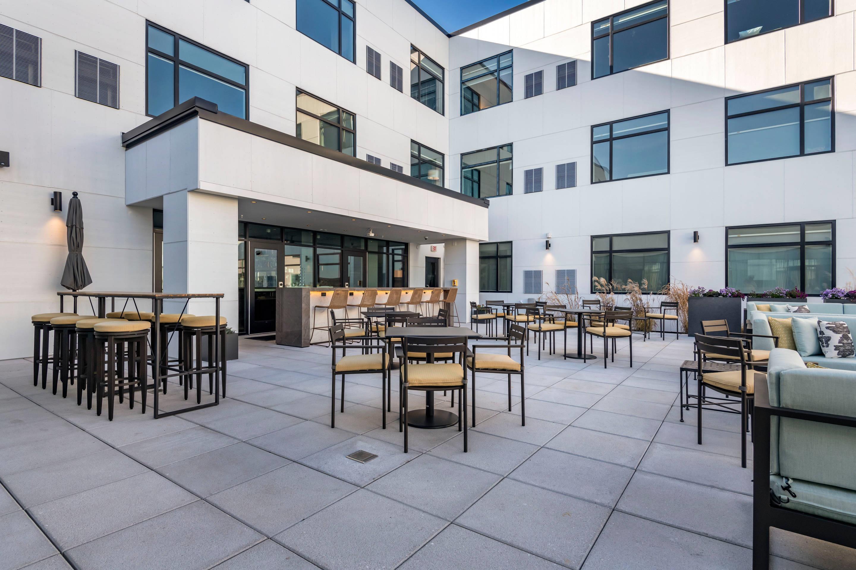 Hotel patio