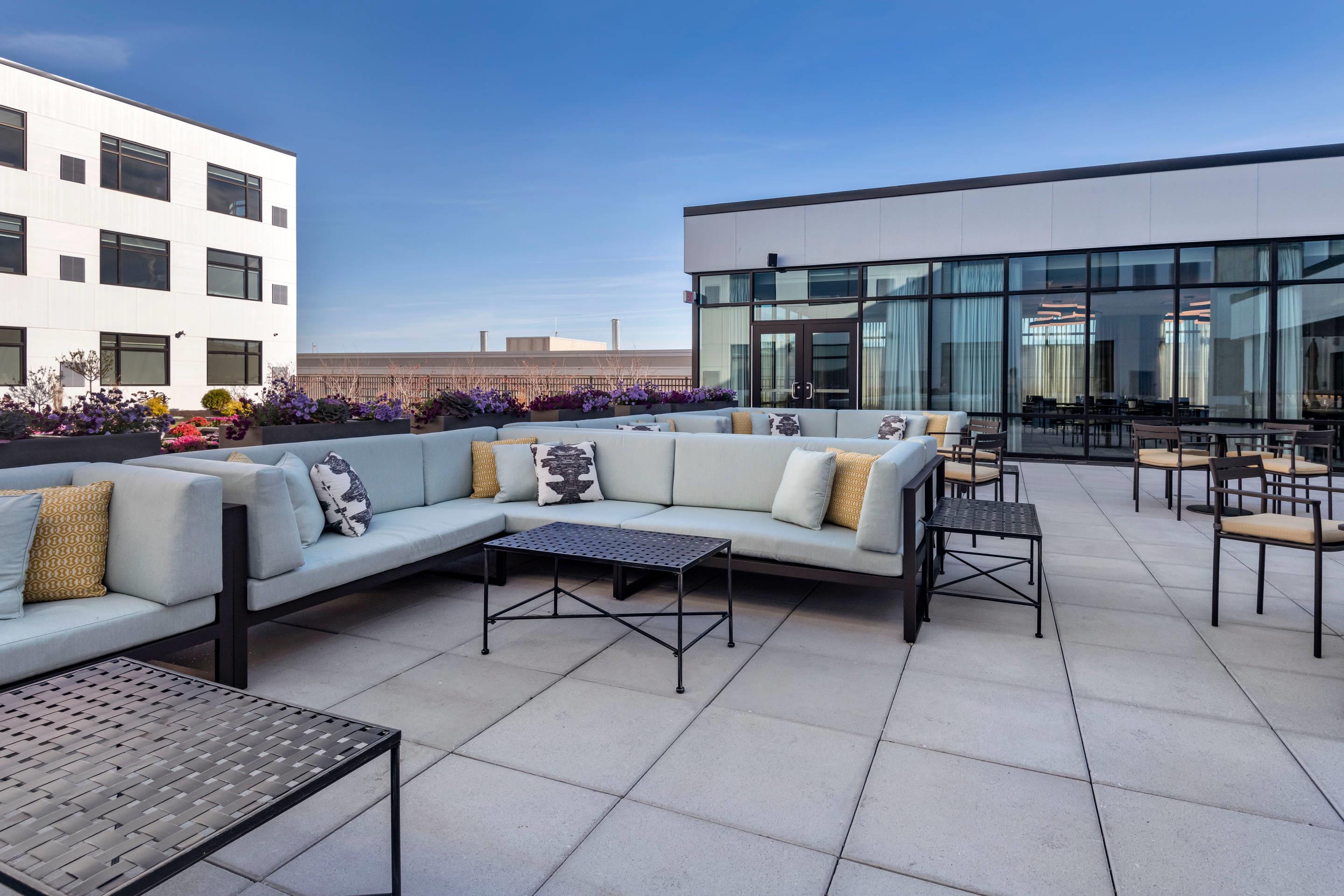 Hotel patio