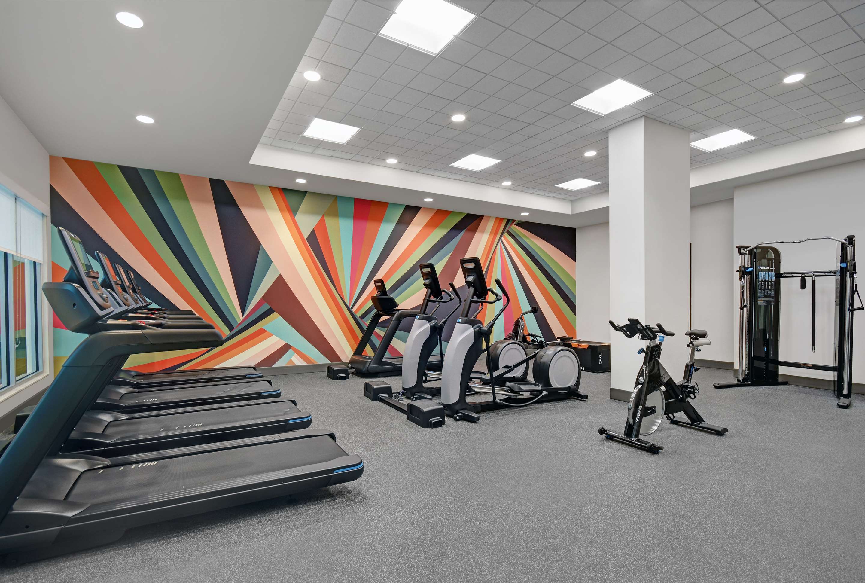 Health club fitness center gym