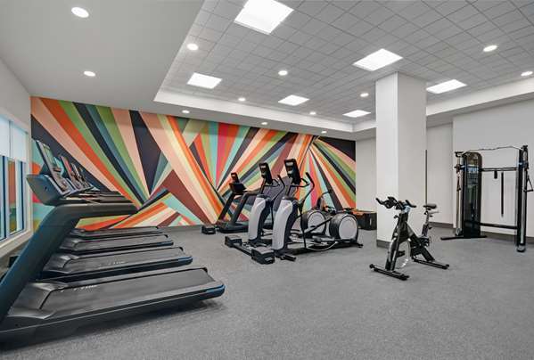 Fitness/ Exercise Room - Hilton Garden Inn Medical Center Houston