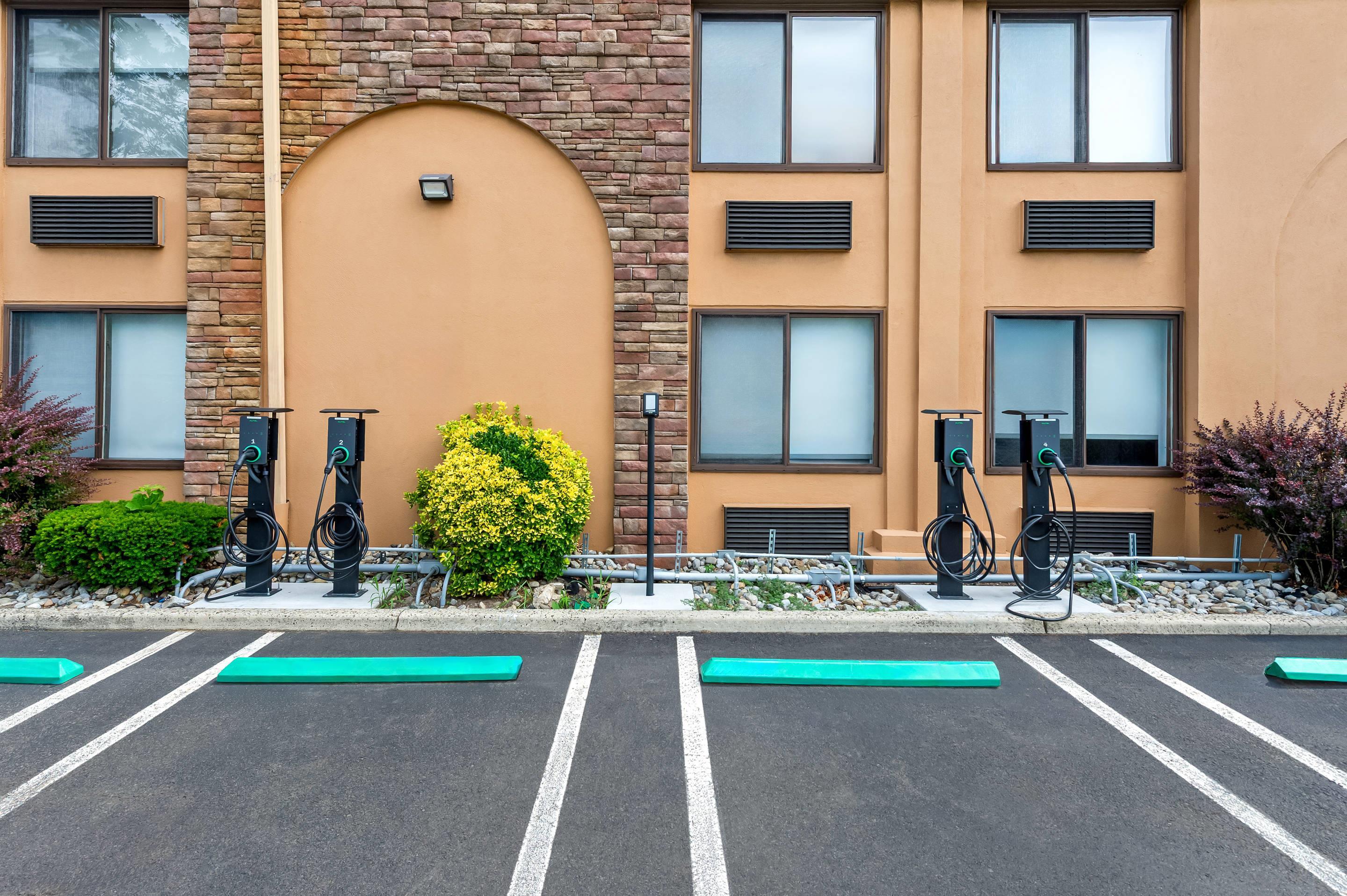 Electric vehicle charging station | Comfort Inn Paramus