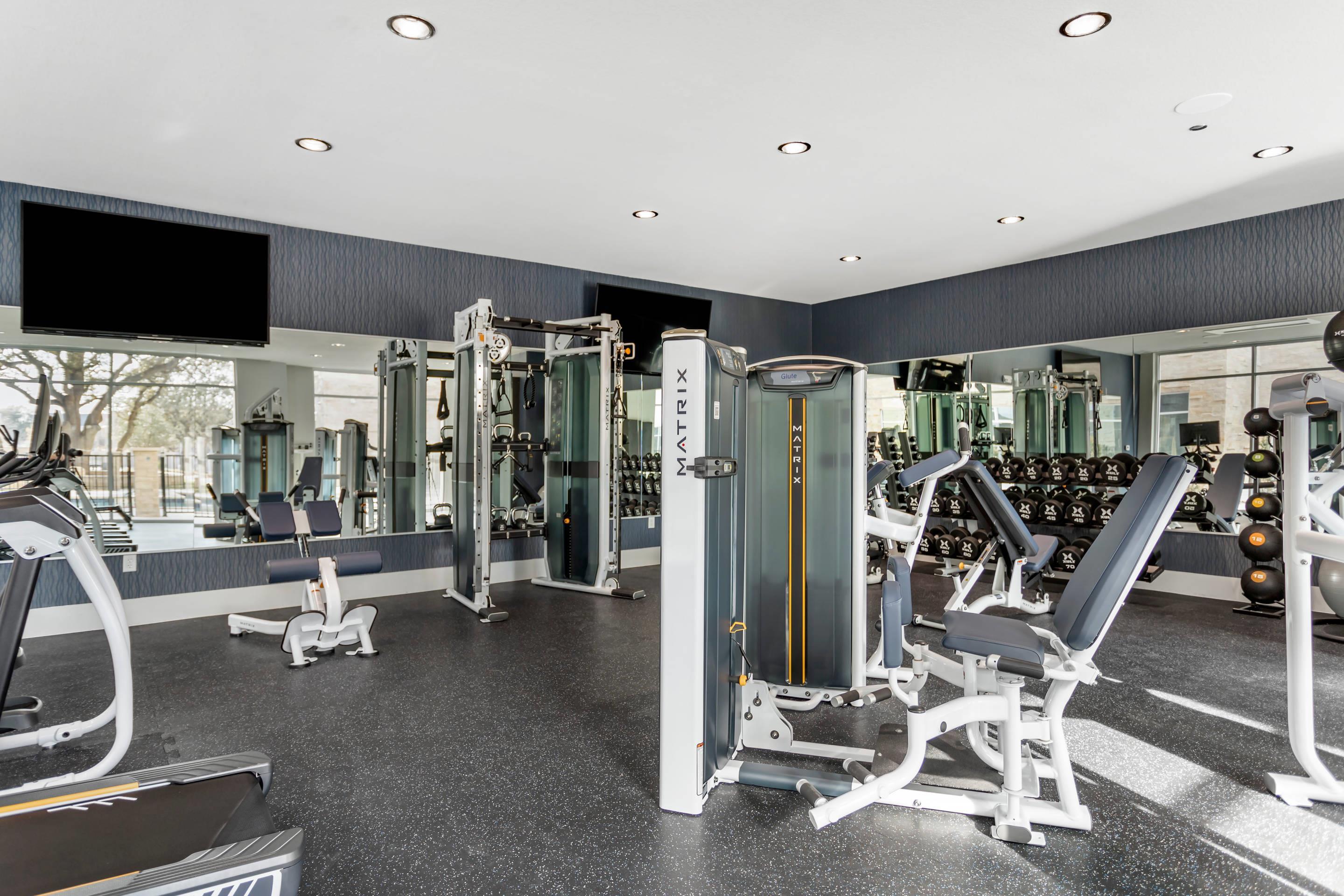 Exercise room with cardio equipment | EVEN Hotel Austin Uptown Near The Domain, an IHG Hotel