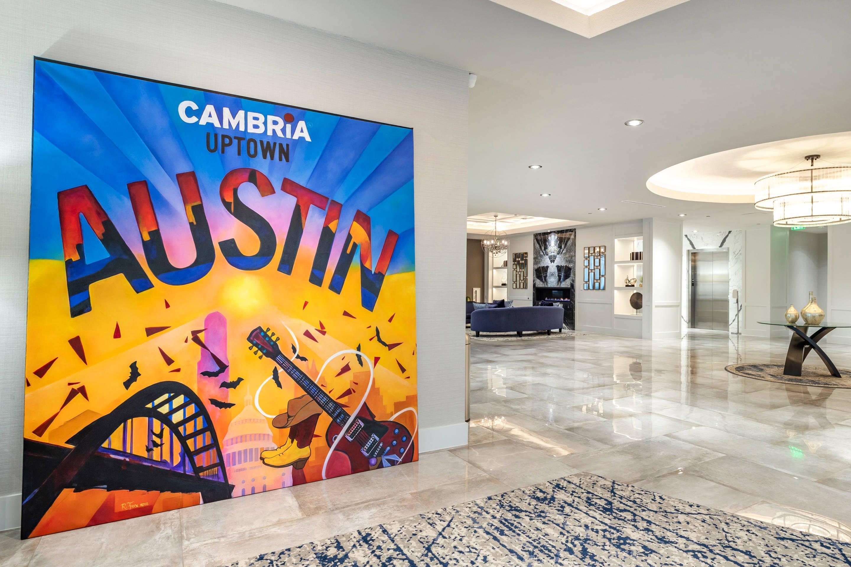Hotel lobby | EVEN Hotel Austin Uptown Near The Domain, an IHG Hotel