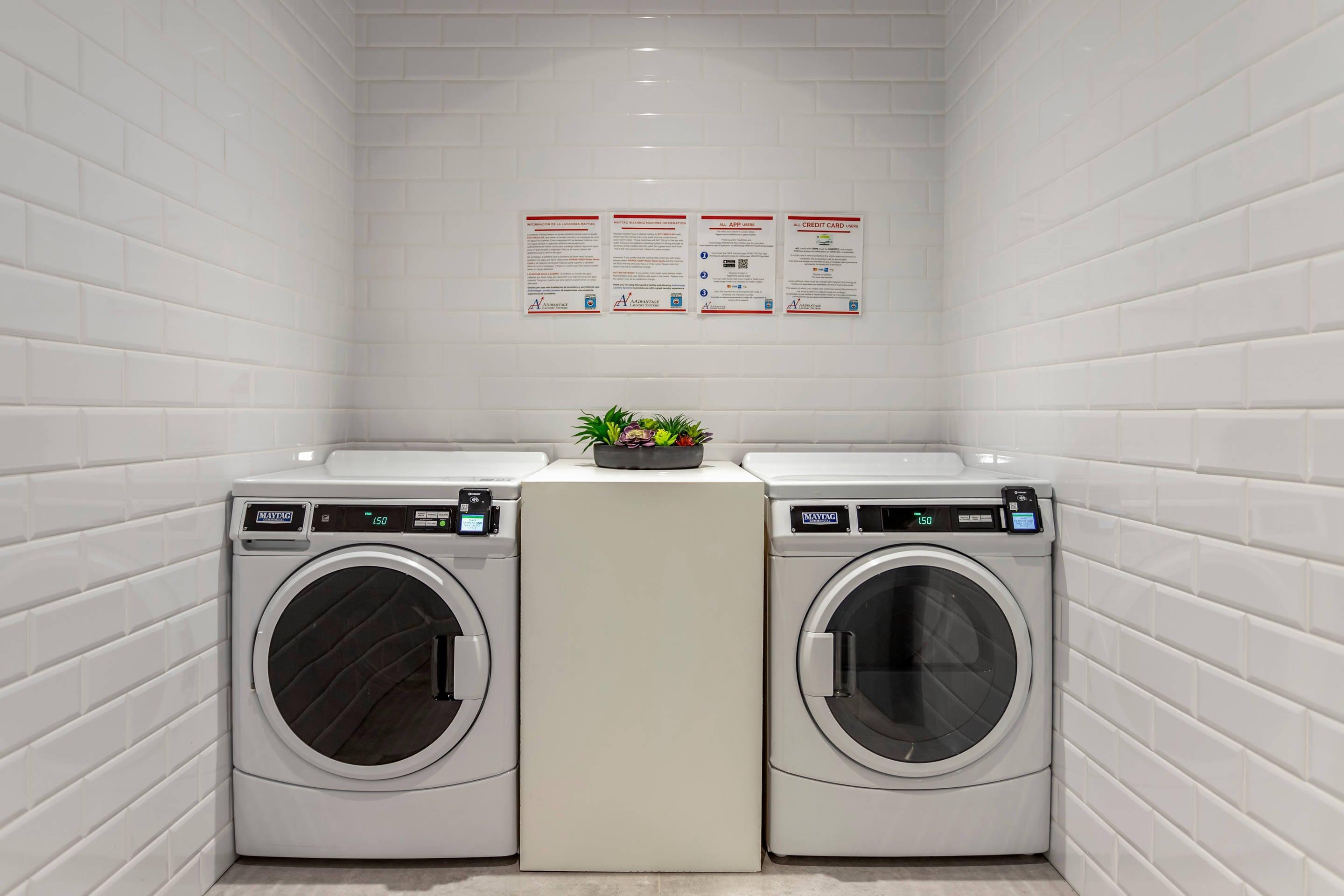 Guest laundry facilities