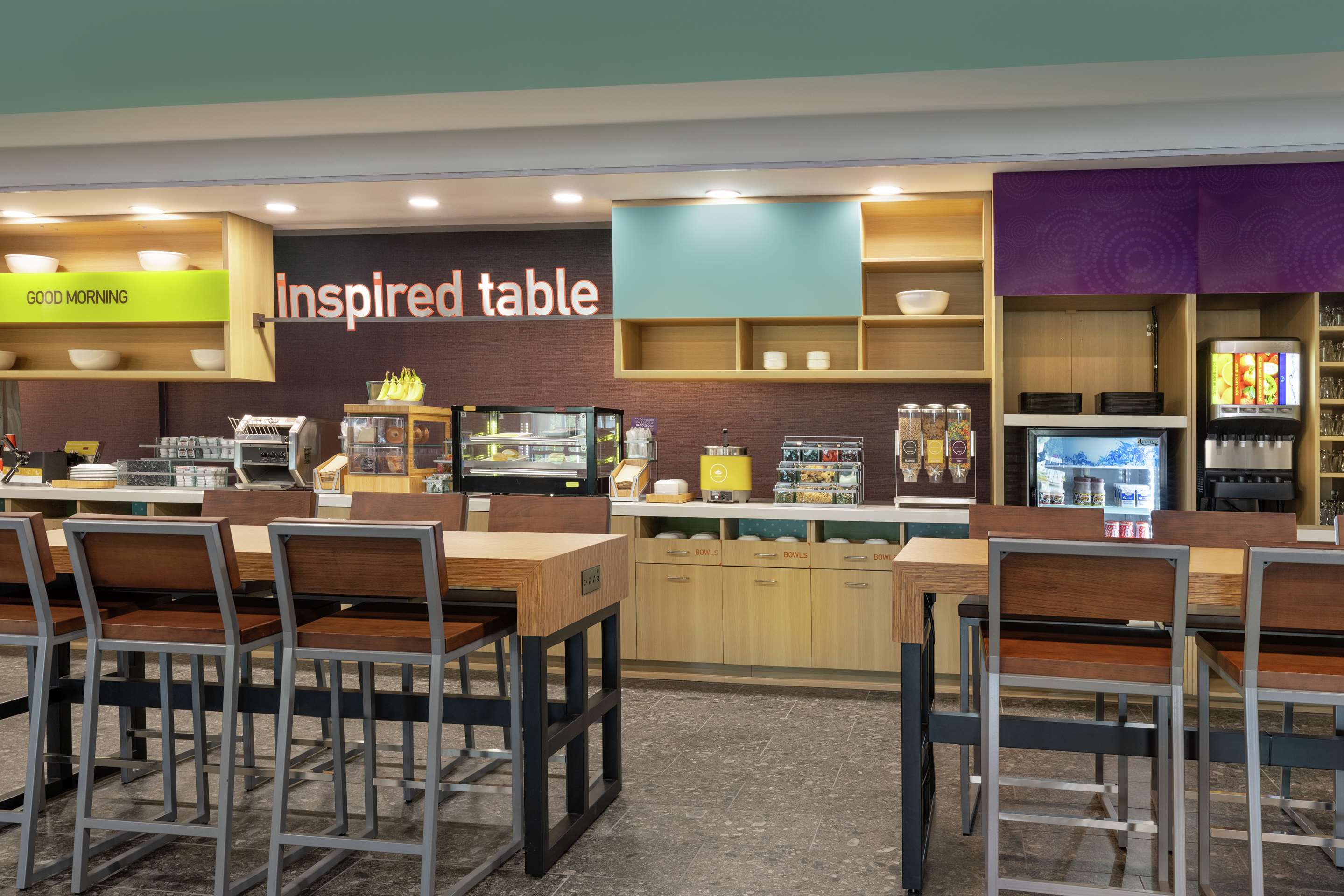 Breakfast Area | Home2 Suites by Hilton Vicksburg, MS