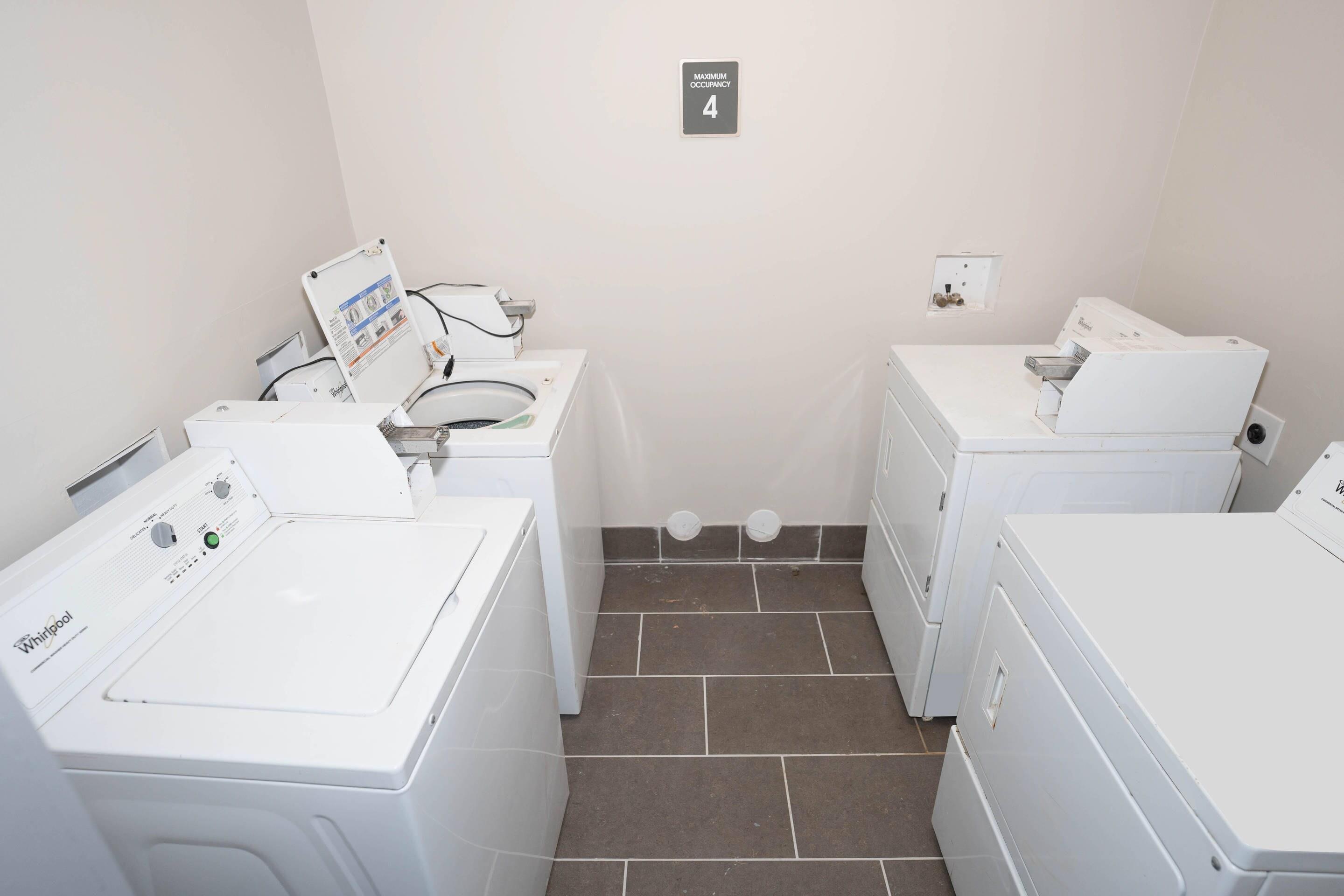 Guest laundry facilities