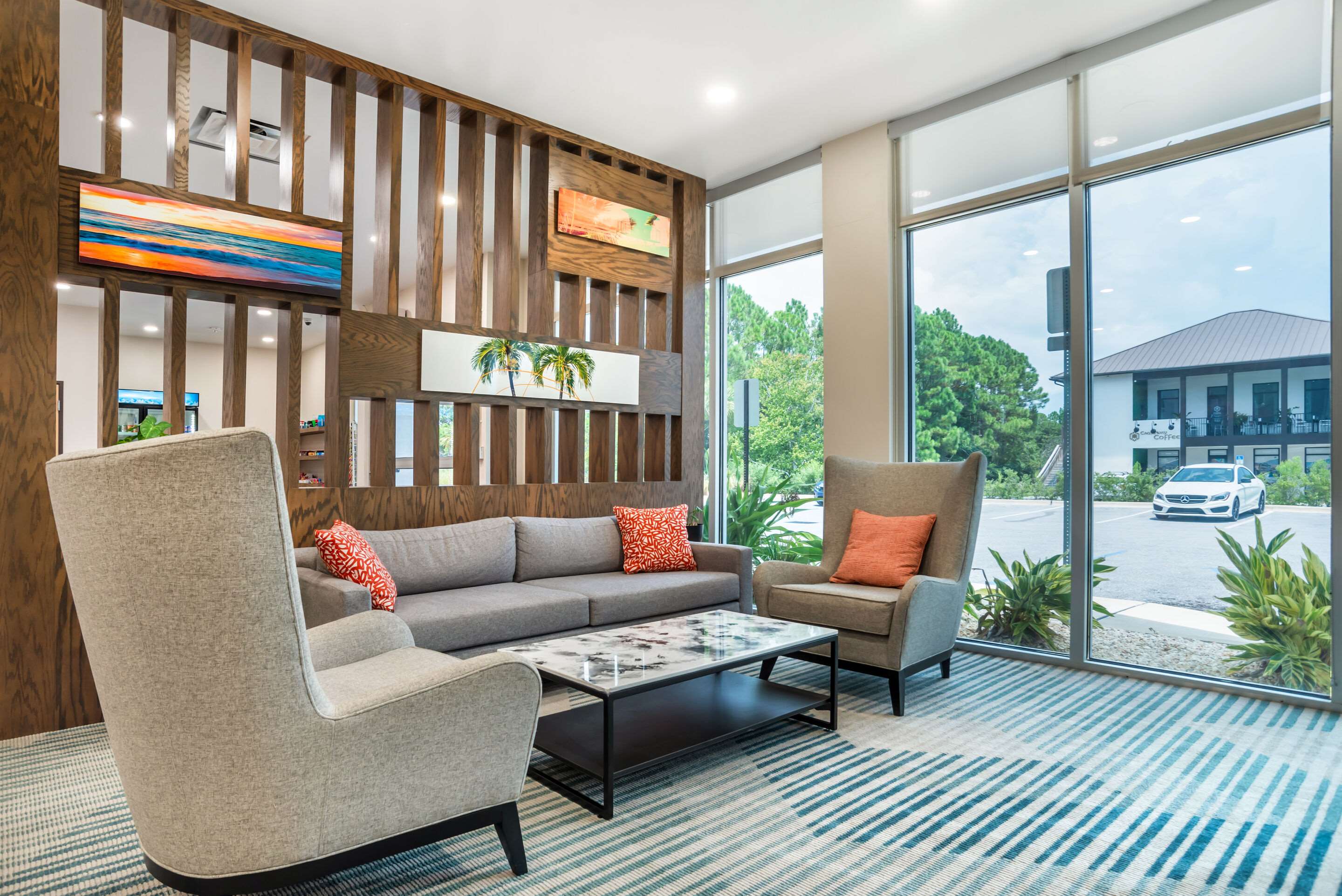 Lobby with sitting area | Comfort Inn Miramar Beach - Destin