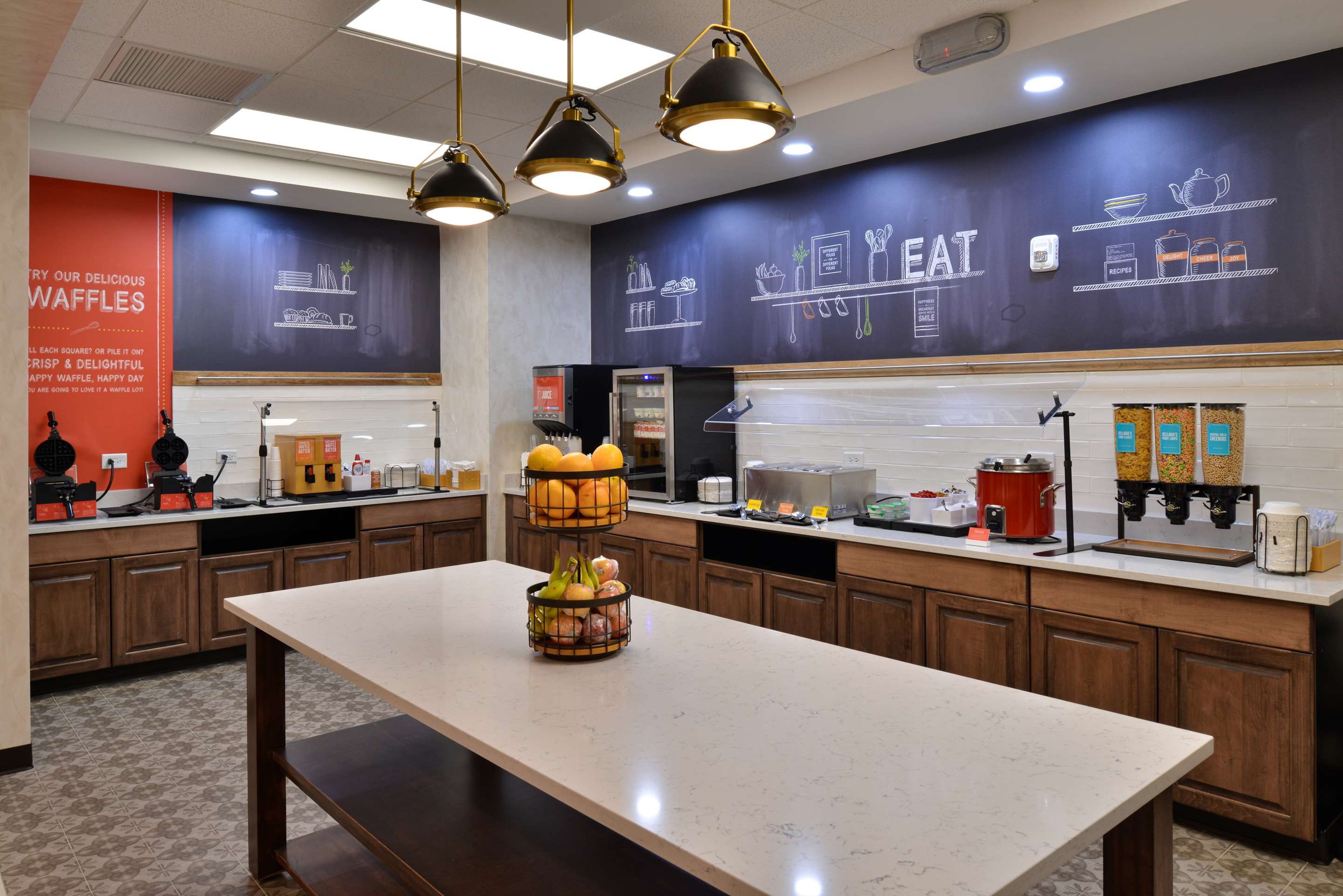 Breakfast Area | Hampton Inn & Suites Greensboro Downtown, Nc