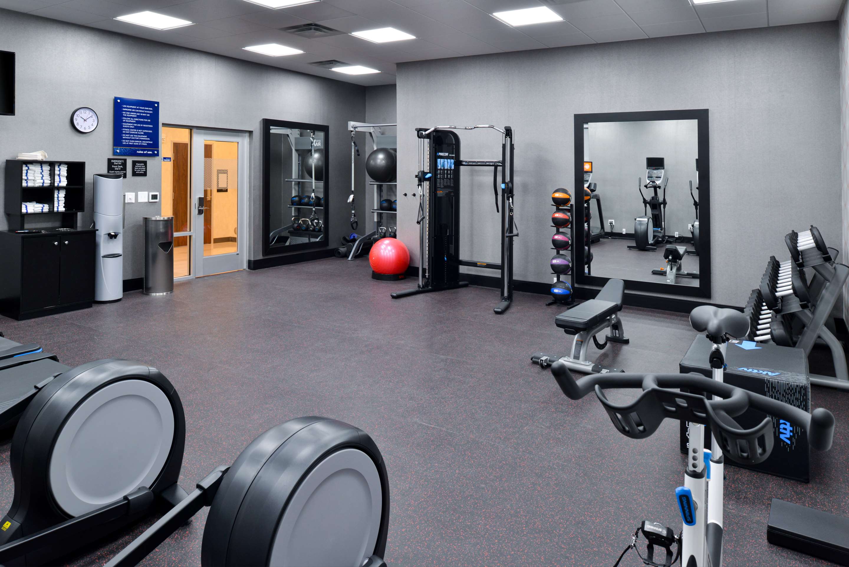 Health club fitness center gym | Hampton Inn & Suites Greensboro Downtown, Nc