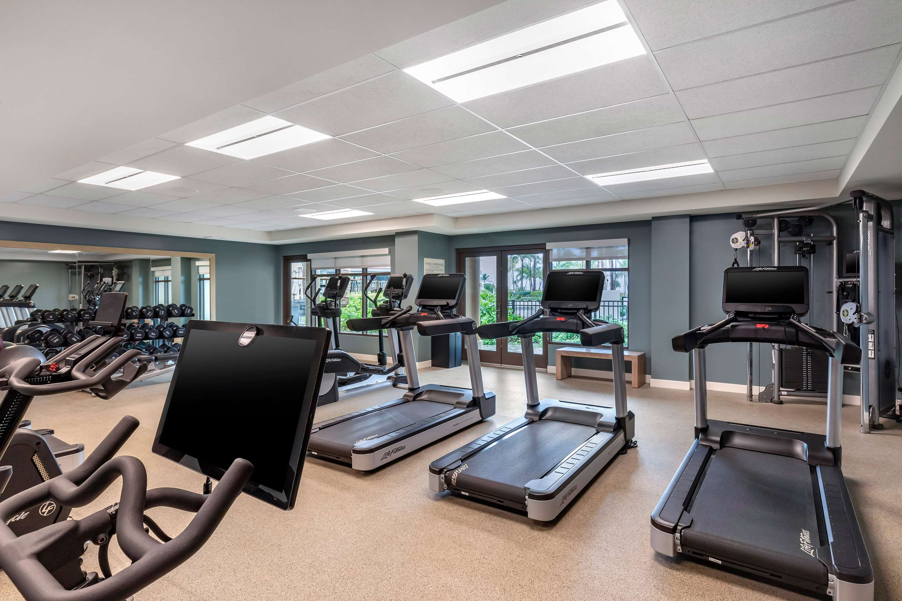 Health club fitness center gym