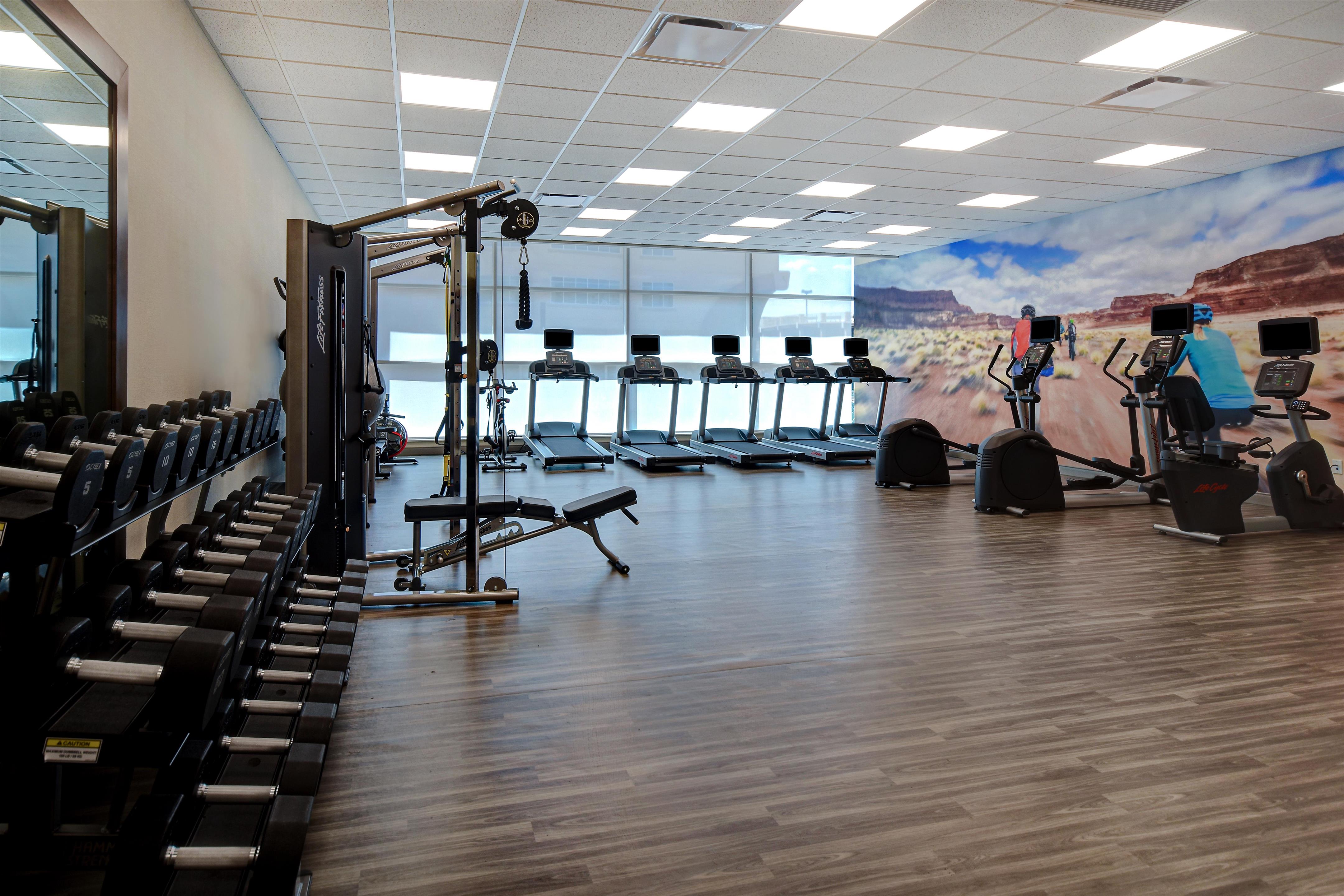 Health club fitness center gym | Home2 Suites BY Hilton Tucson Downtown