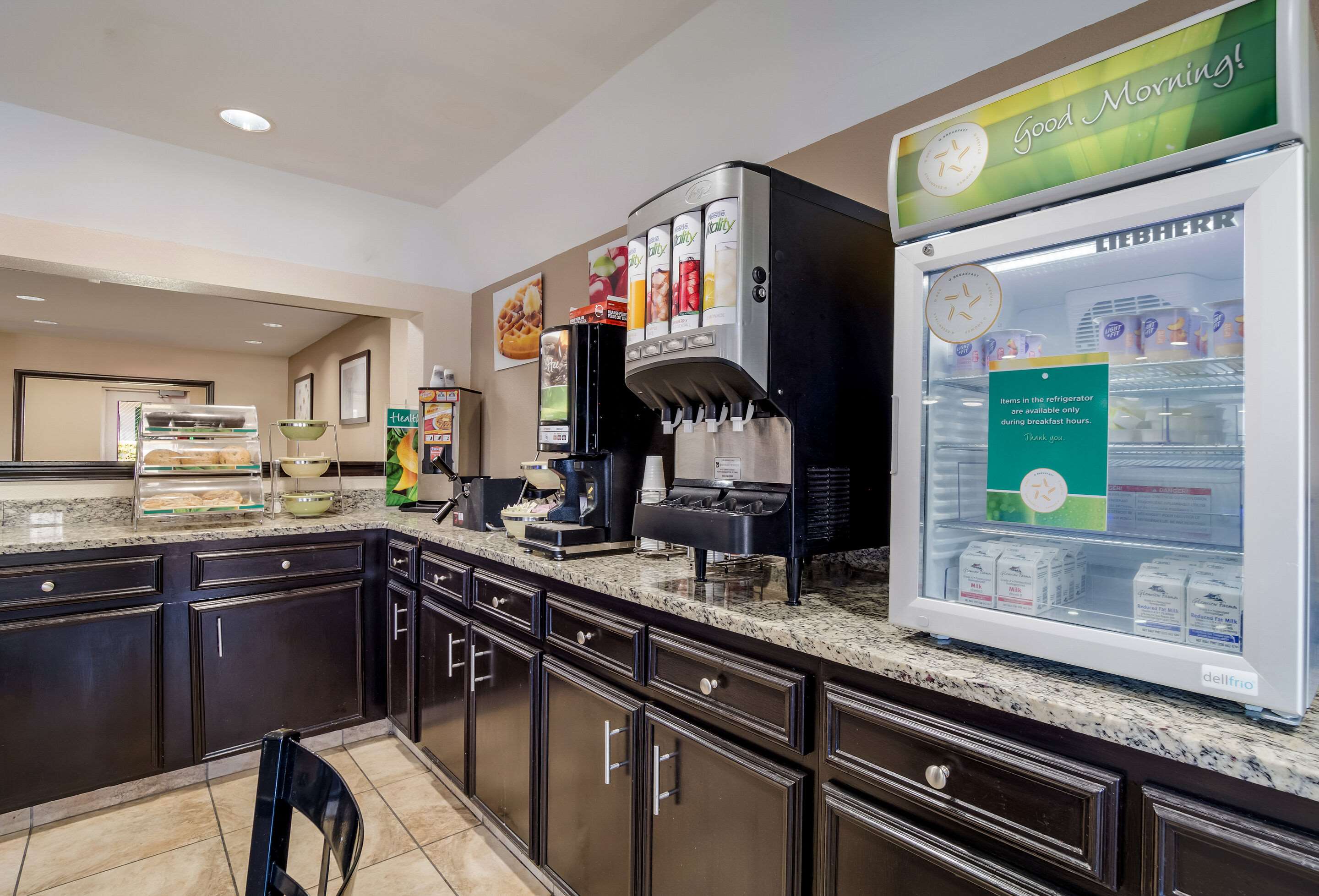 Assorted breakfast items | Quality Inn & Suites Fort Gordon