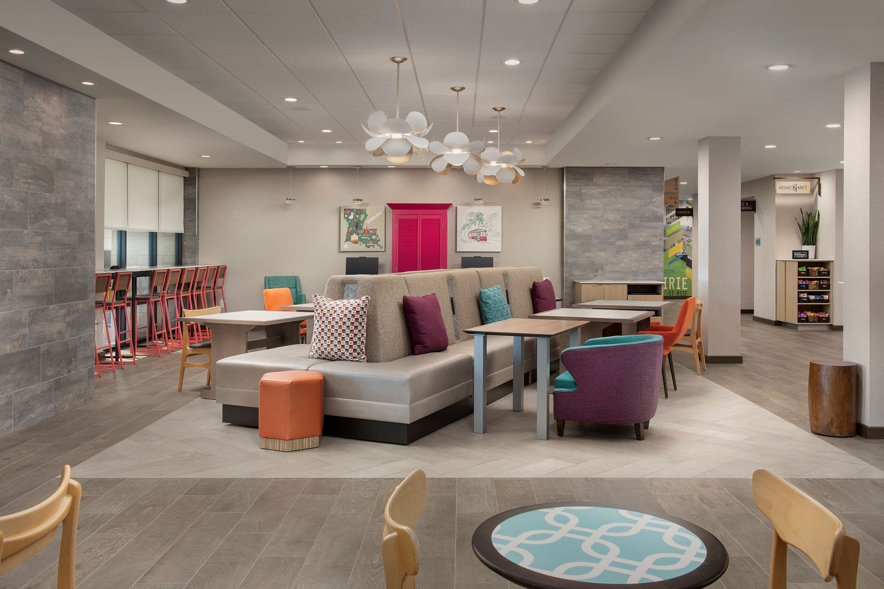 Lobby | Home2 Suites By Hilton Kenner New Orleans Arpt