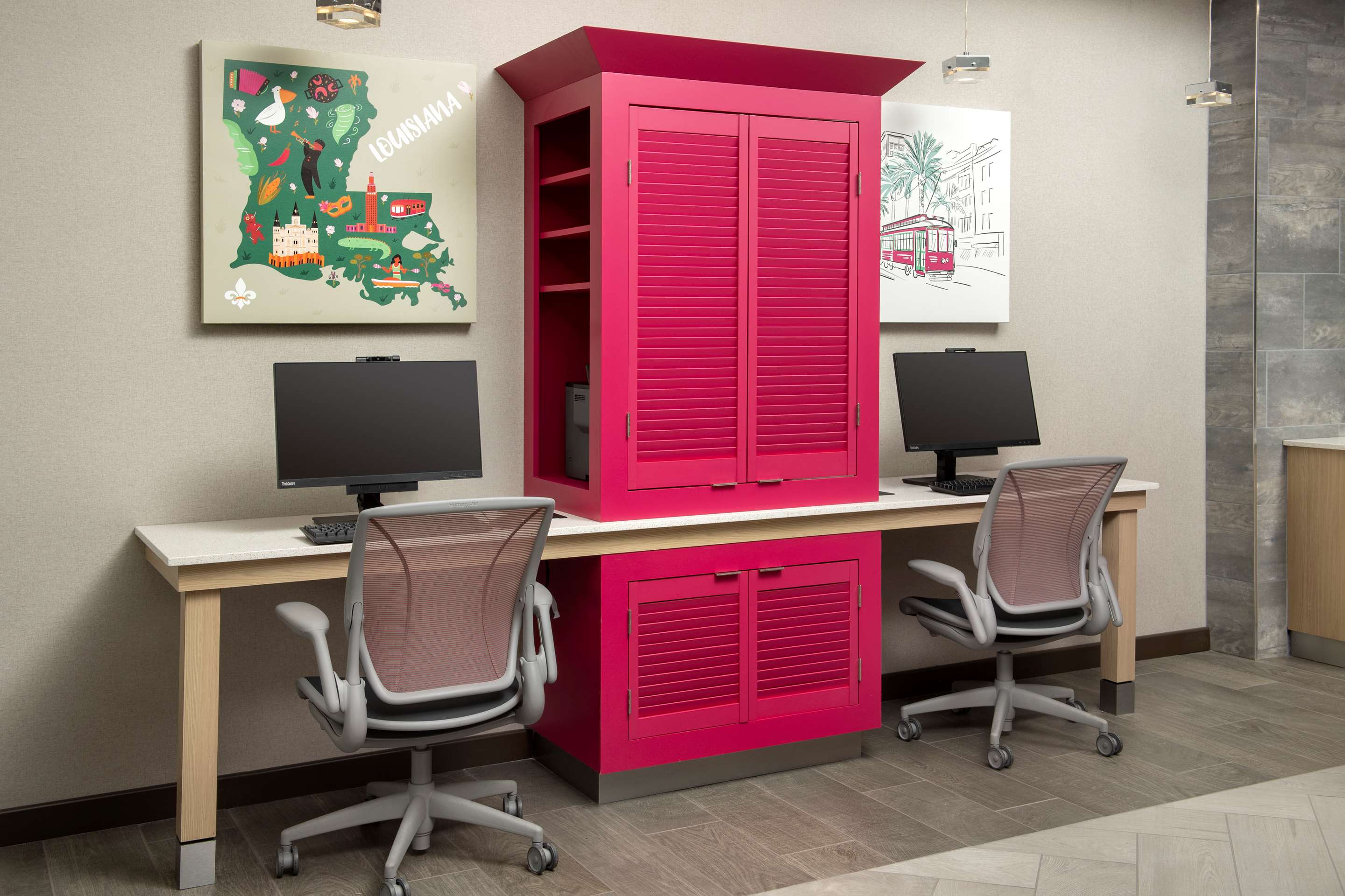 Business Center | Home2 Suites By Hilton Kenner New Orleans Arpt