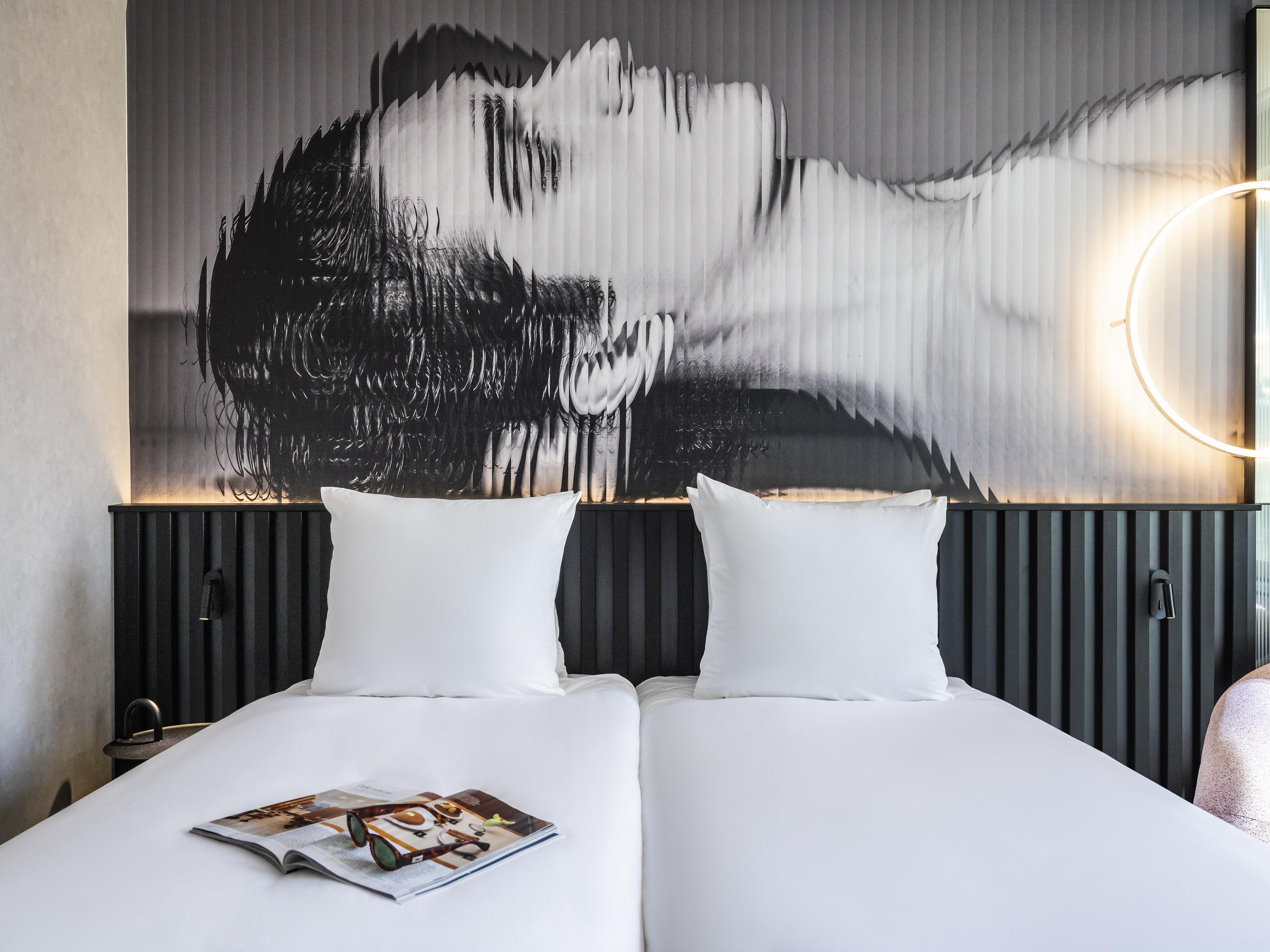 TRIBE Amsterdam City Room Type - Twin Room with 2 single beds