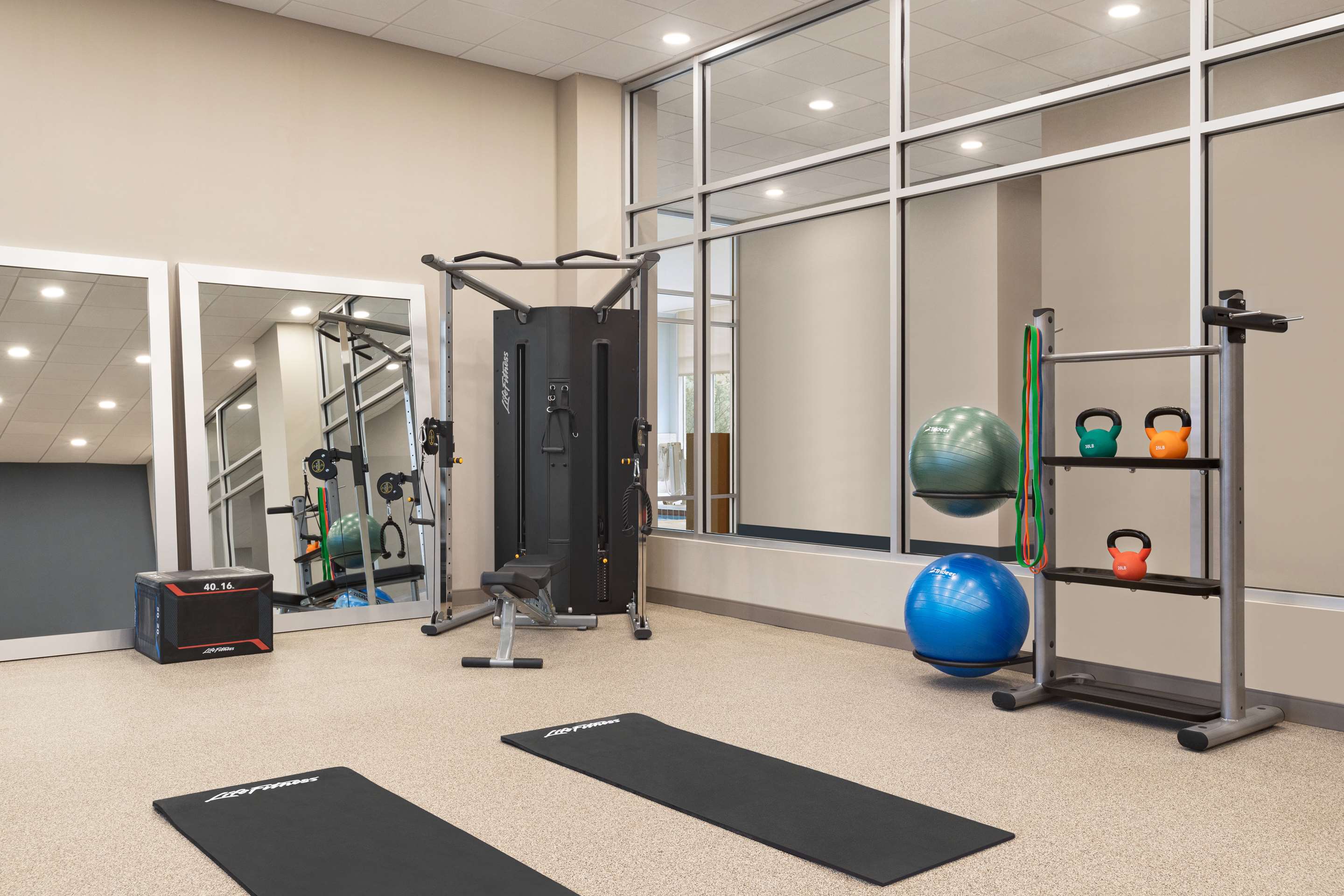 Health club fitness center gym | Homewood Suites by Hilton Indianapolis Downtown IUPUI