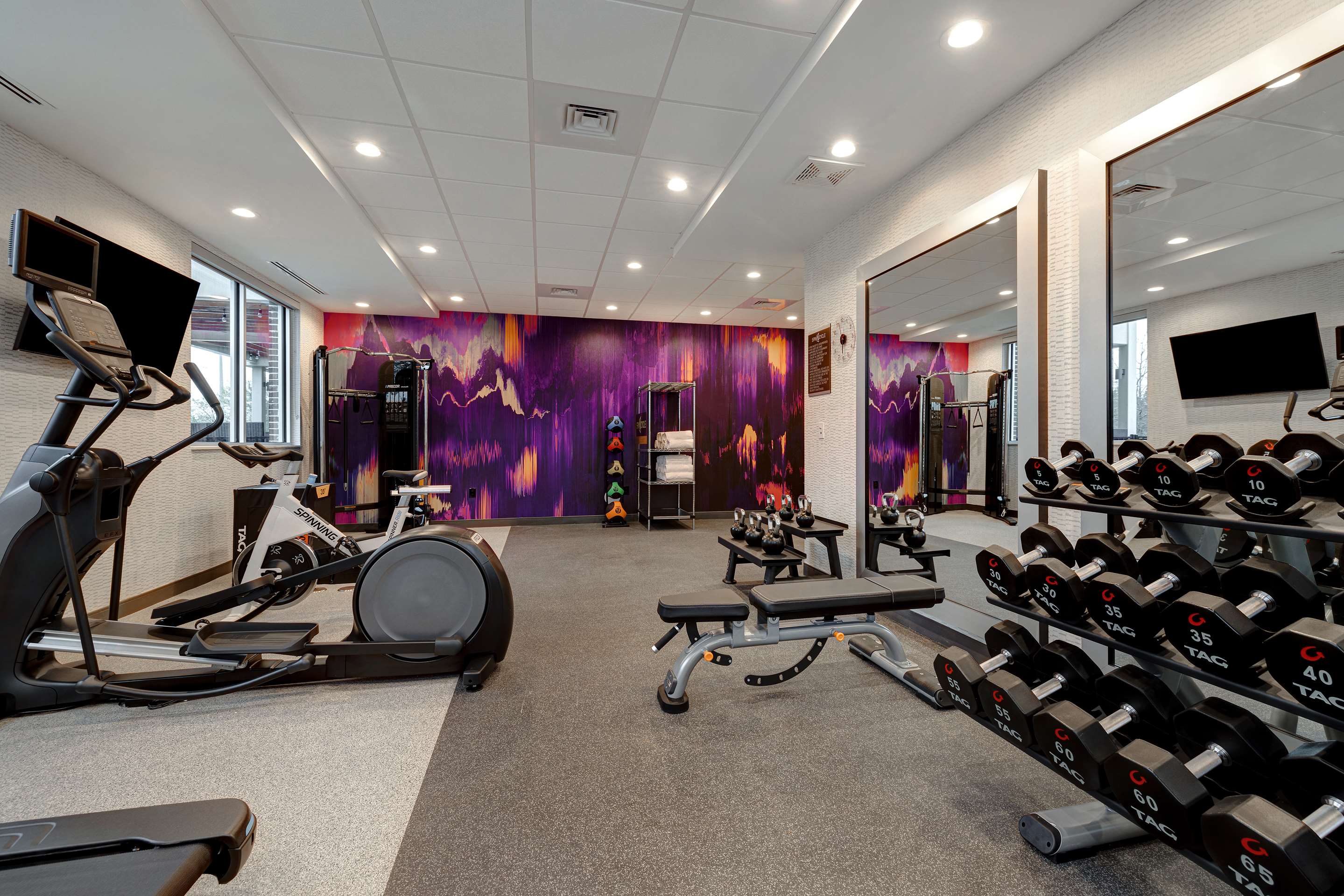 Health club fitness center gym