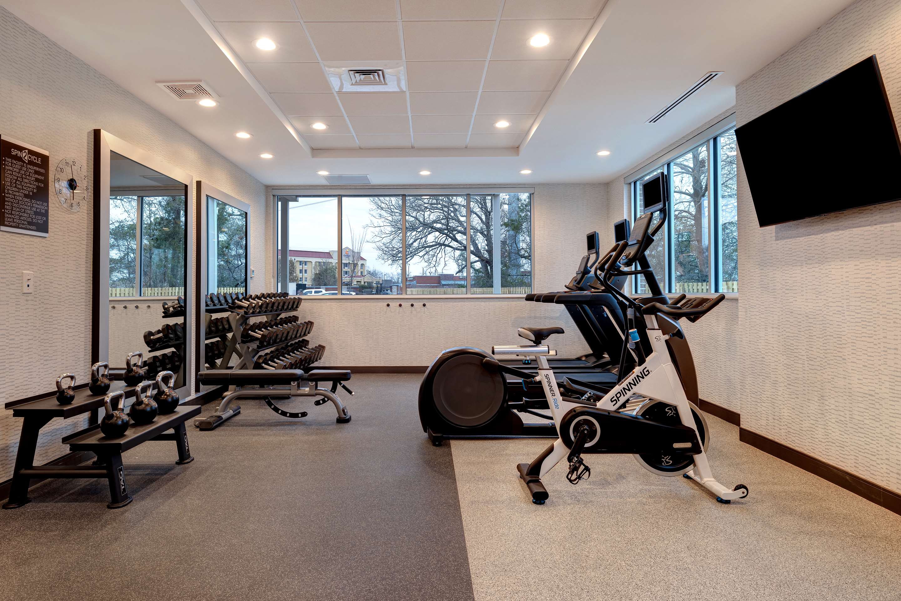 Health club fitness center gym