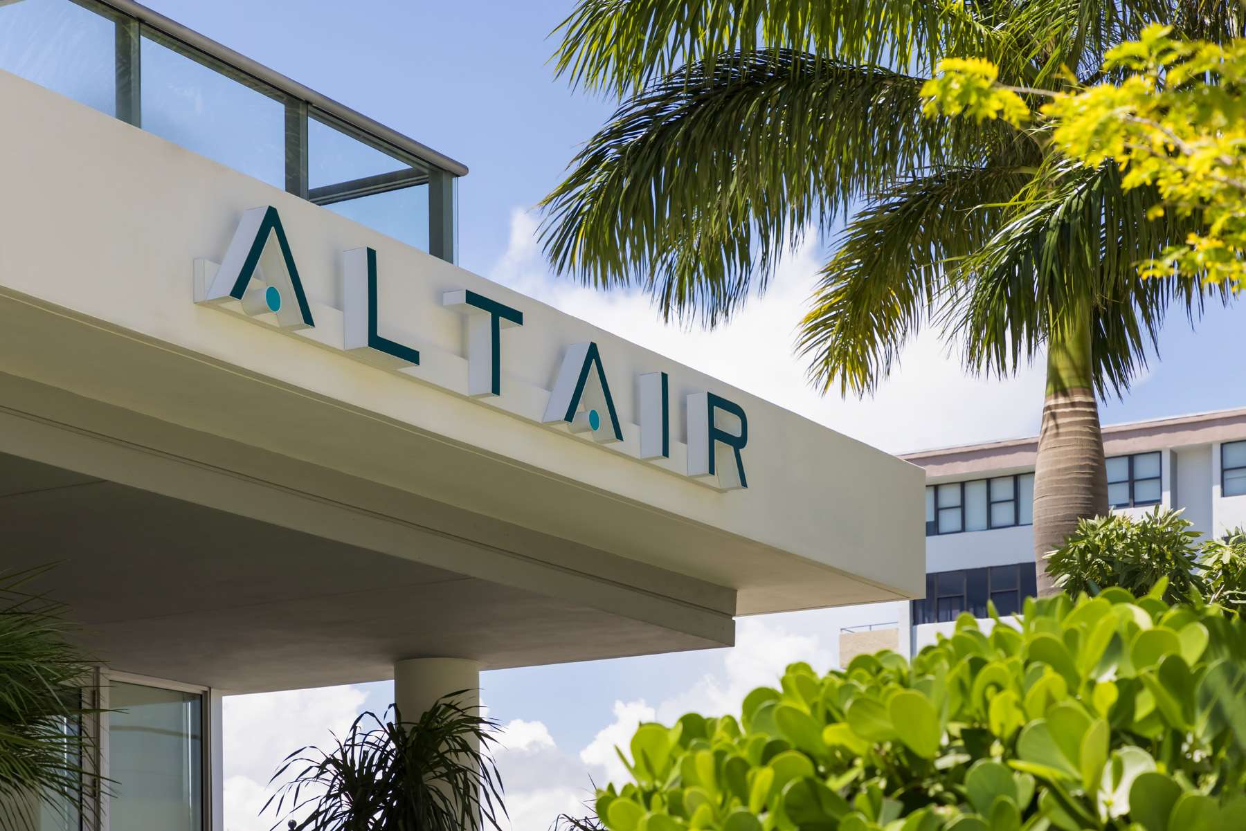 Altair Signage SM | The Altair Bay Harbor Hotel