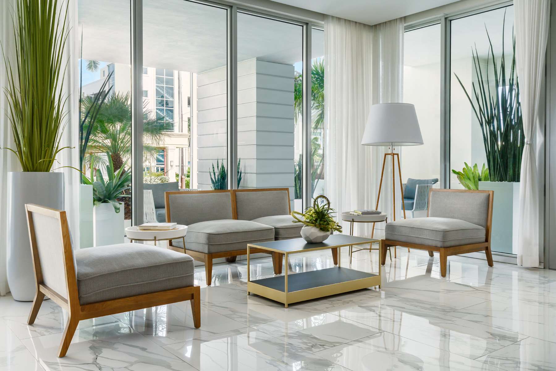 Altair Lobby Seating SM | The Altair Bay Harbor Hotel