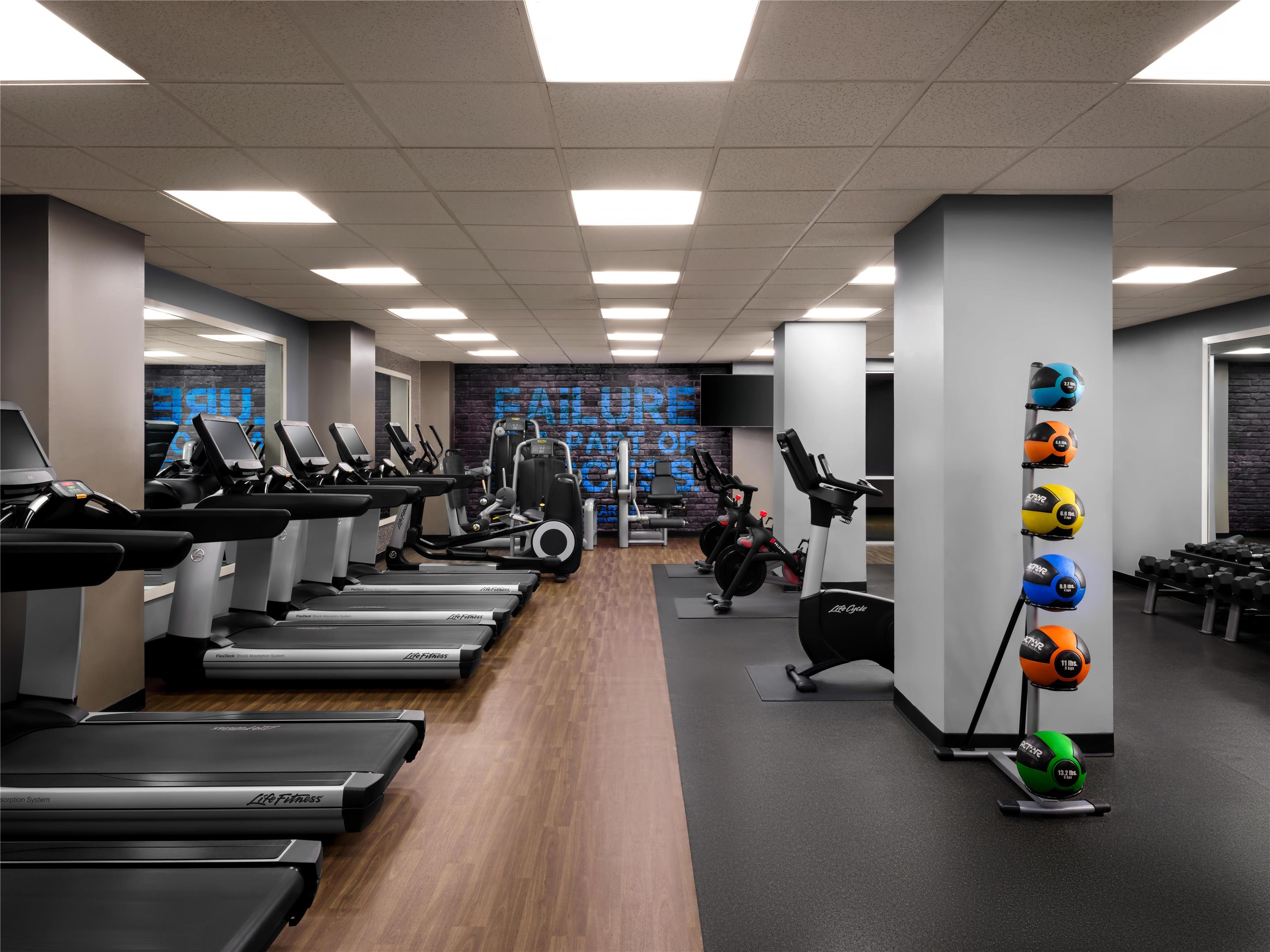 Health club fitness center gym