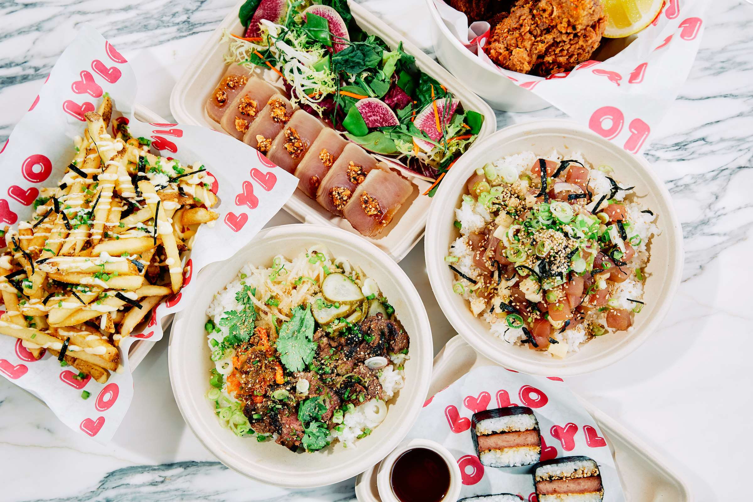 Lylo food spread | RISE Uptown