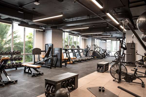 Fitness/ Exercise Room - YOTELPAD Condos Downtown Miami - I-95, Exit 2A & 3B