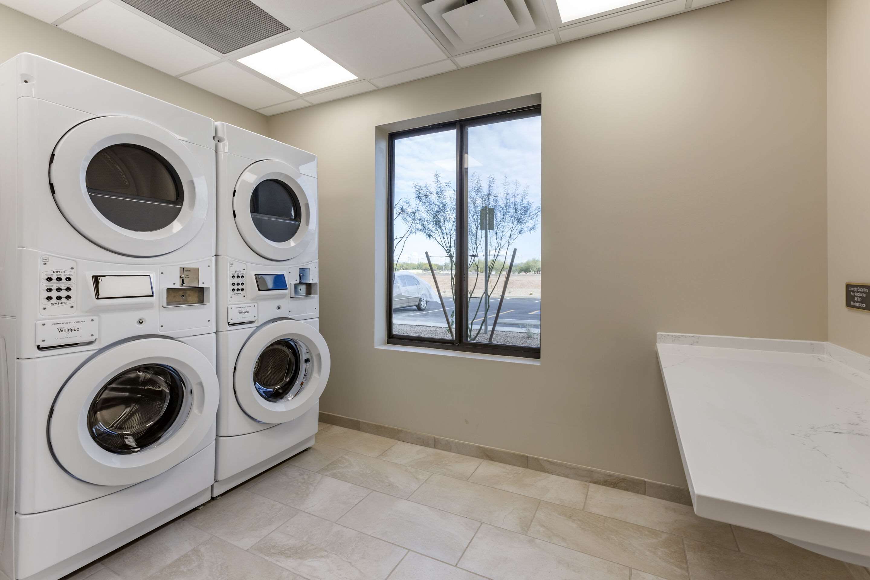 Guest laundry facilities