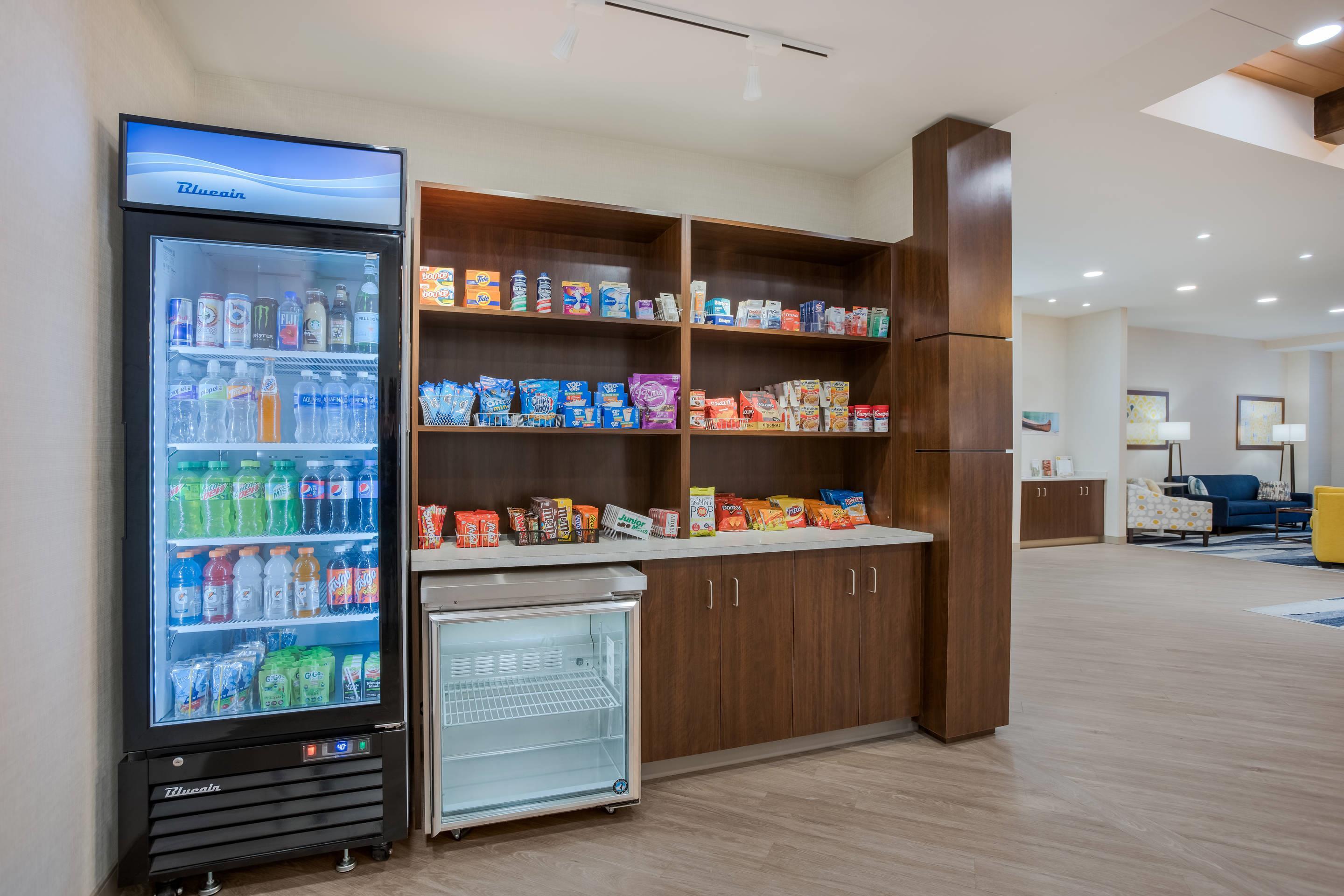 Hotel vending area
