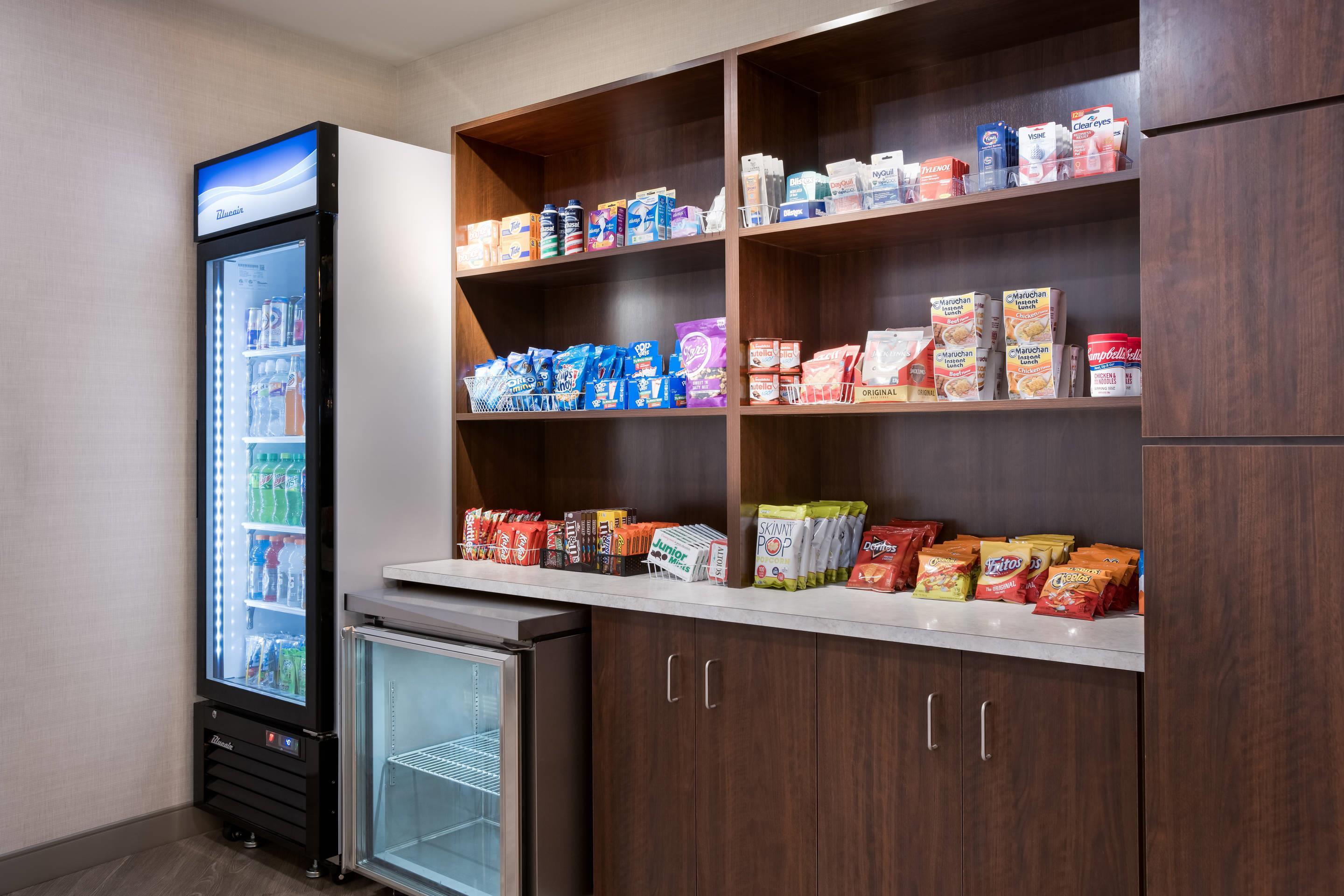 Hotel vending area
