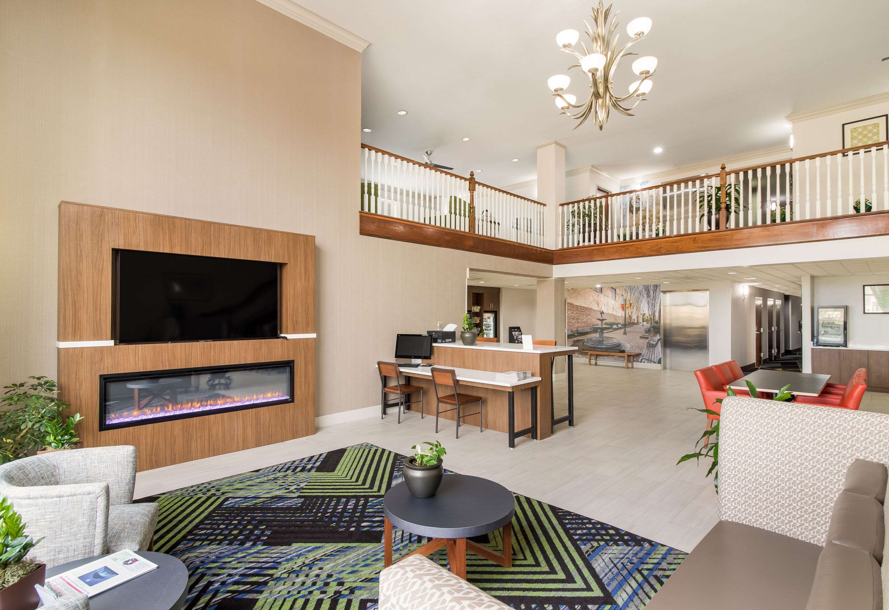 Lobby with sitting area