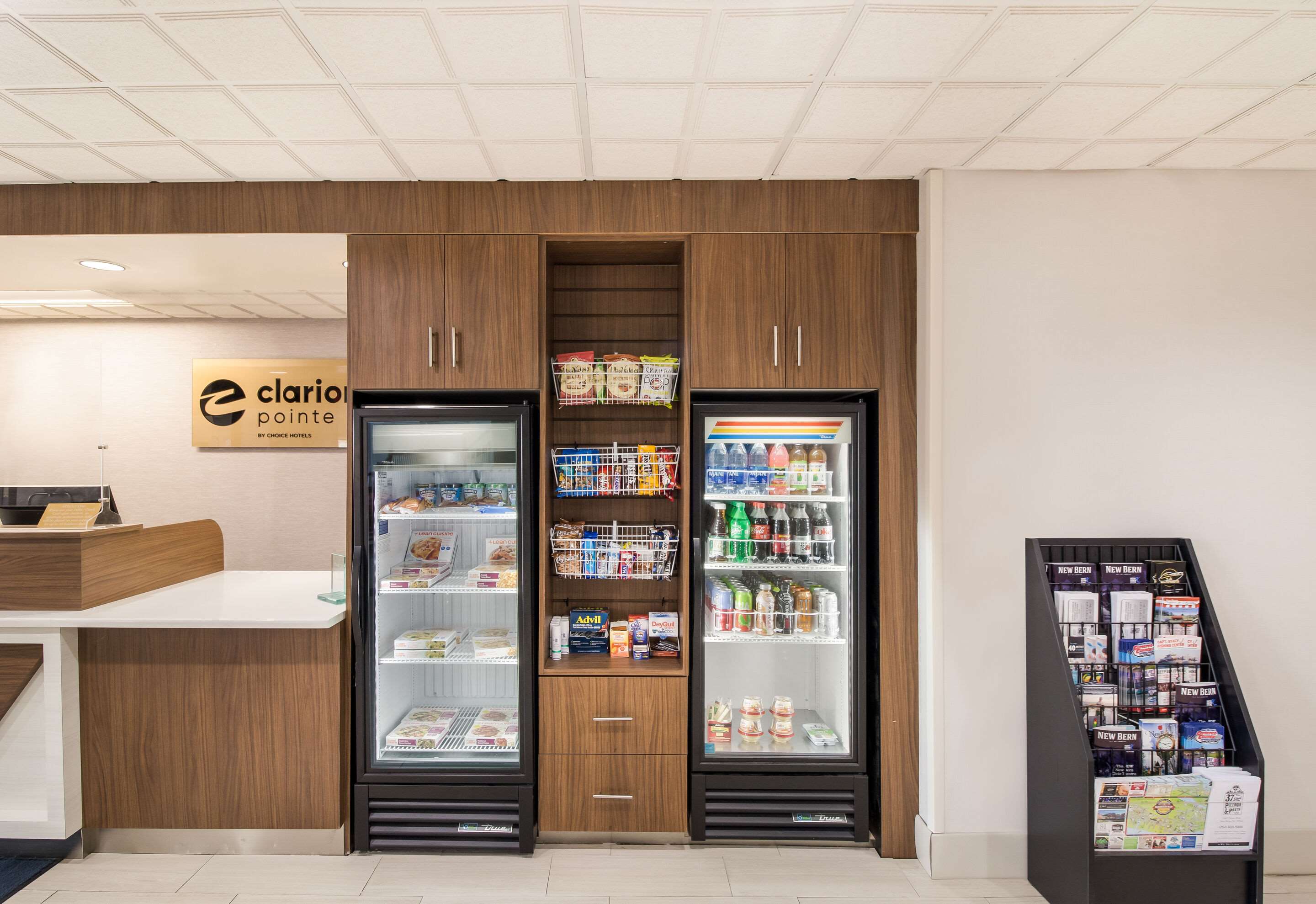 Hotel vending area