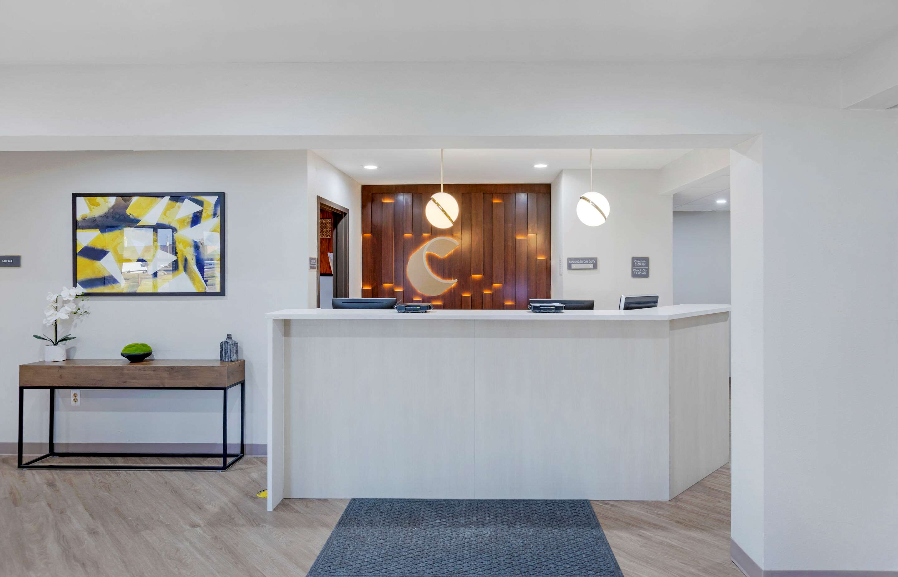 Front desk