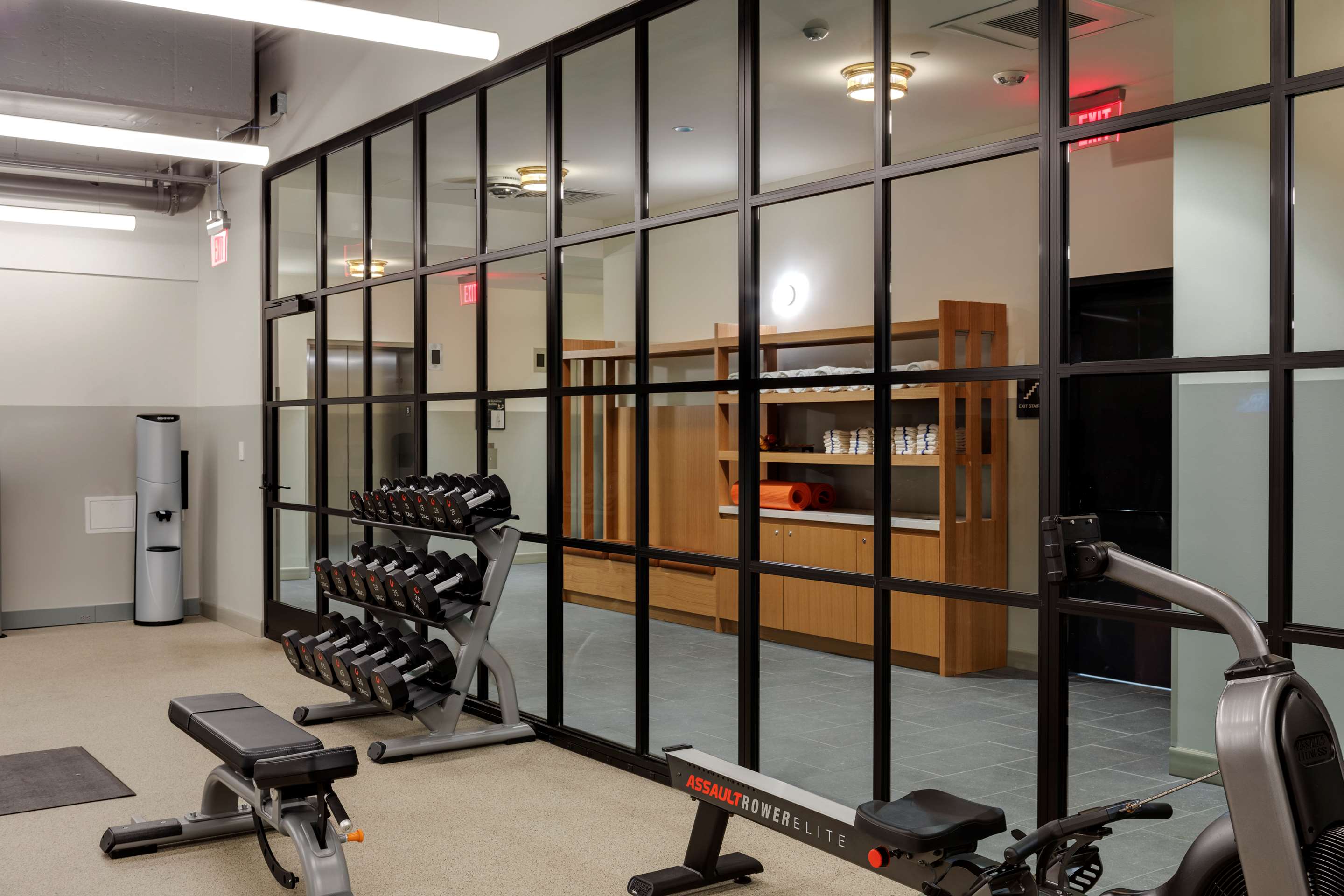 Health club fitness center gym