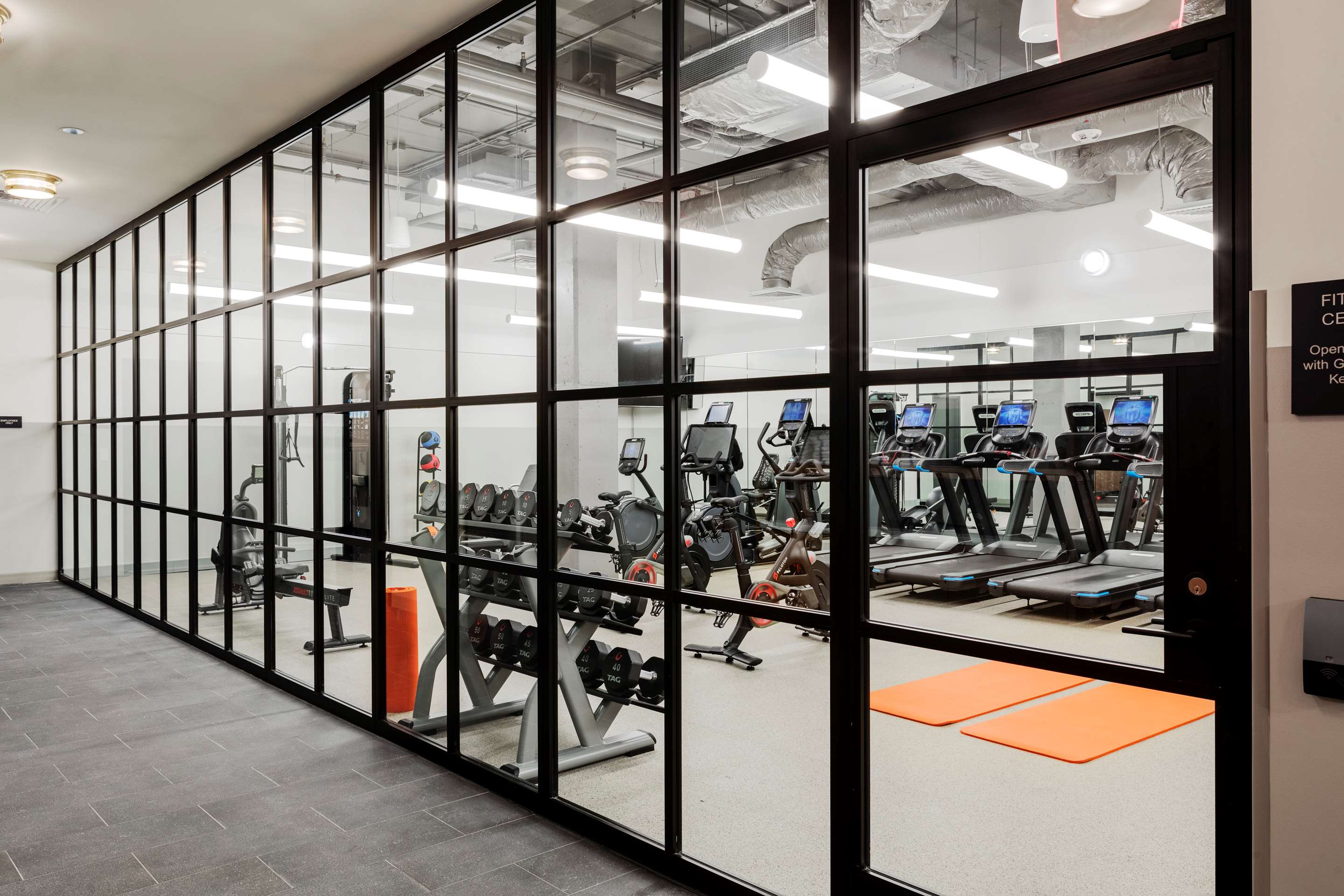 Health club fitness center gym