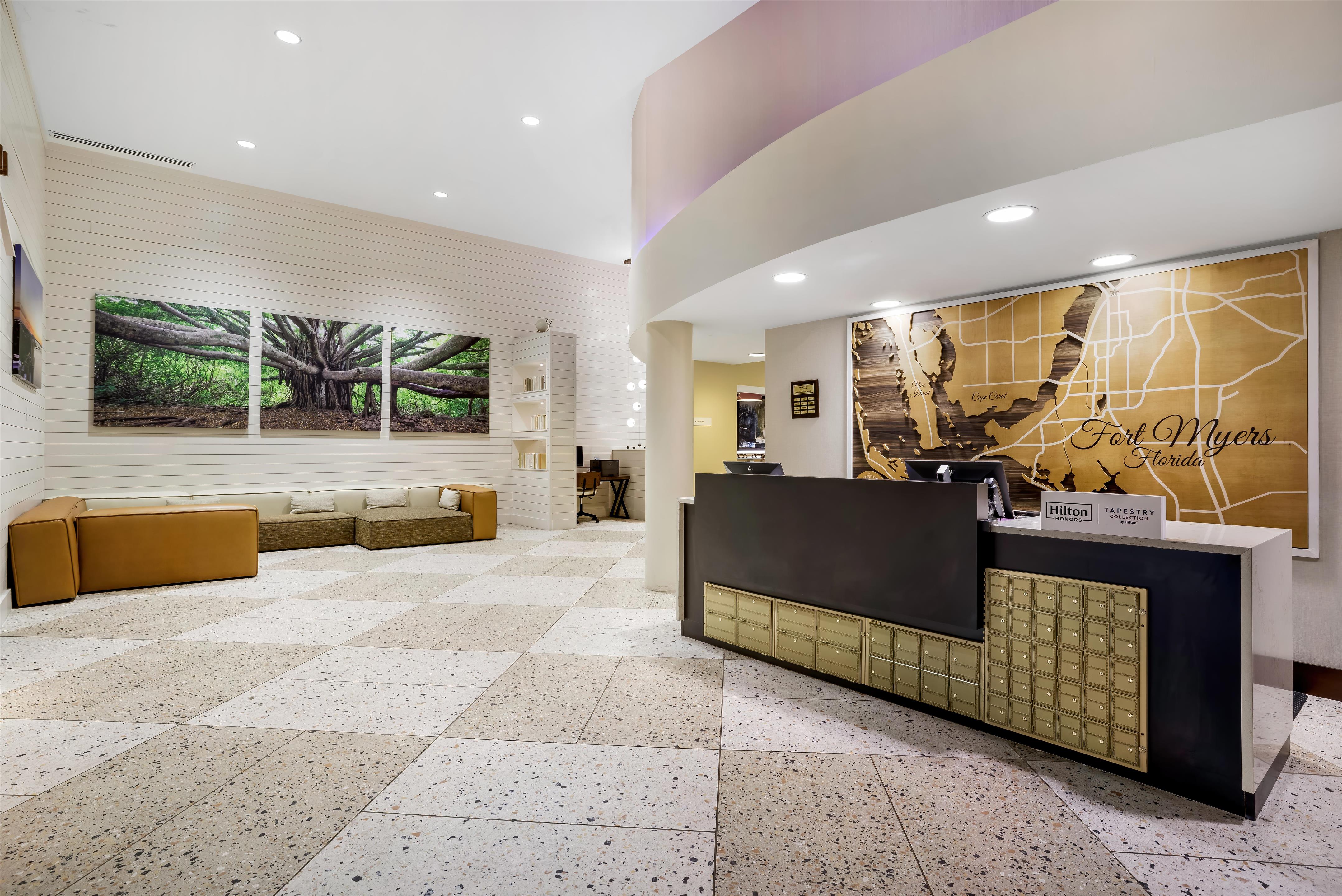 Reception | The Banyan Hotel Fort Myers, Tapestry Collection by Hilton