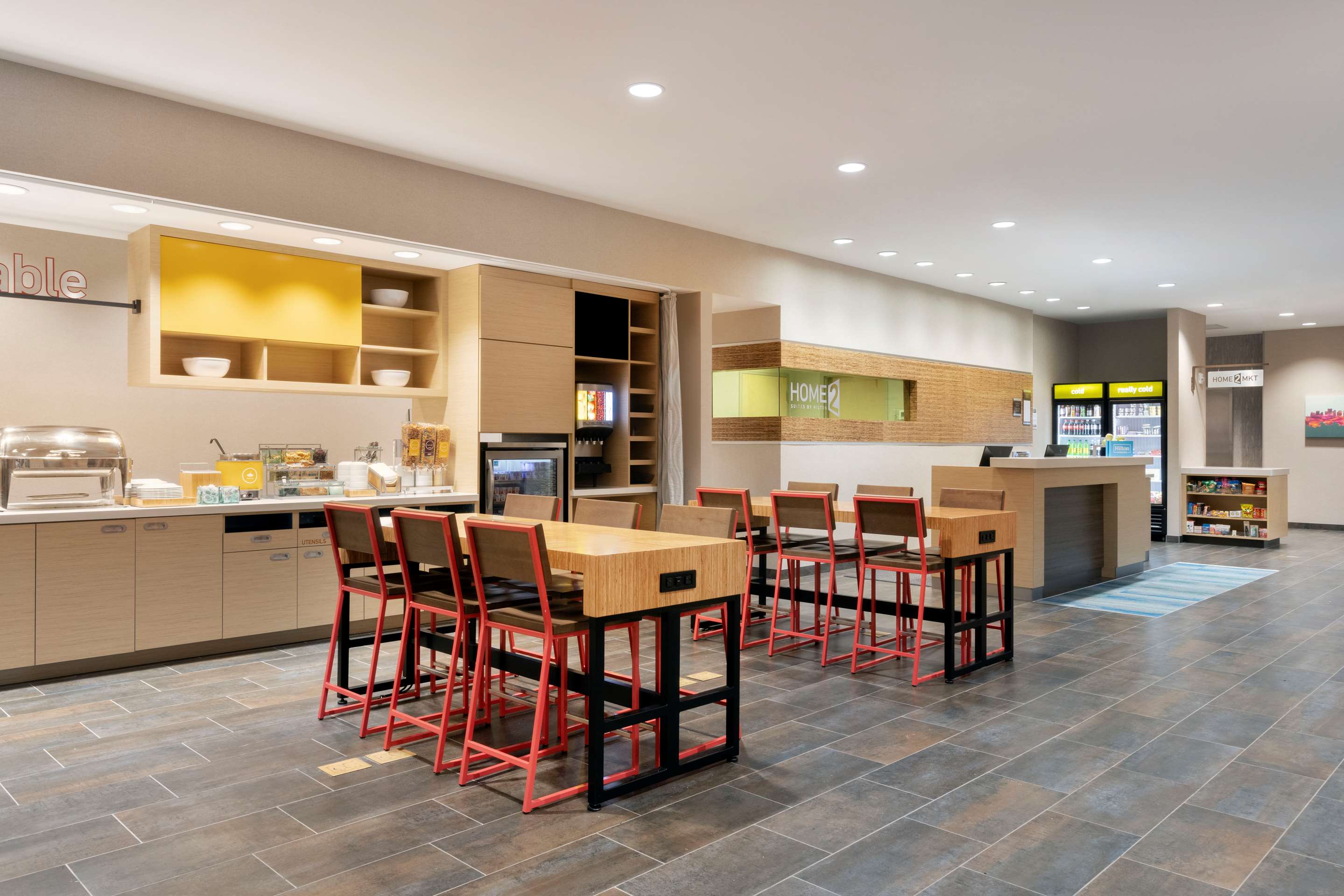 Breakfast Area | Home2 Suites by Hilton Richmond Short Pump