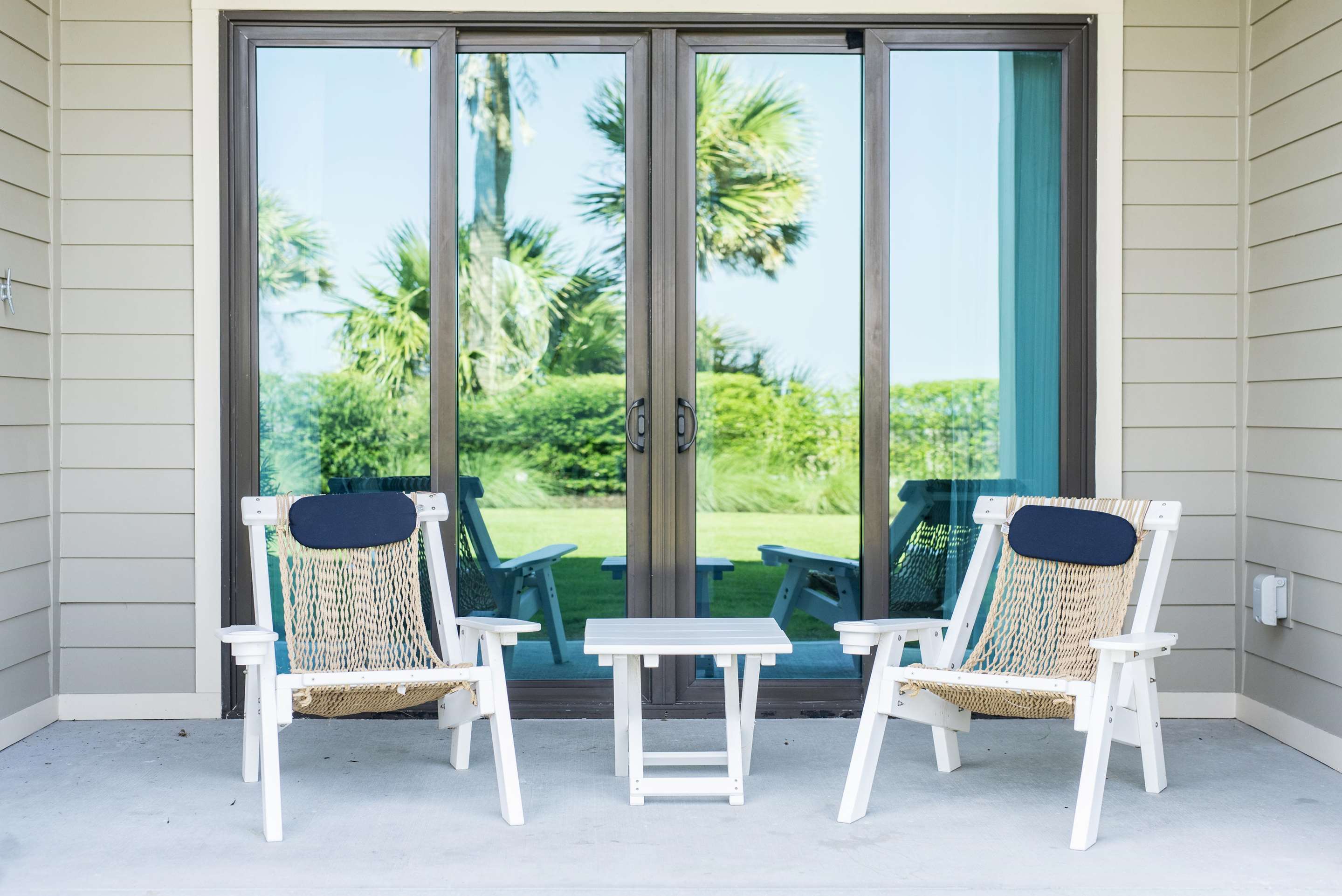 Private Patio of First Floor Rooms