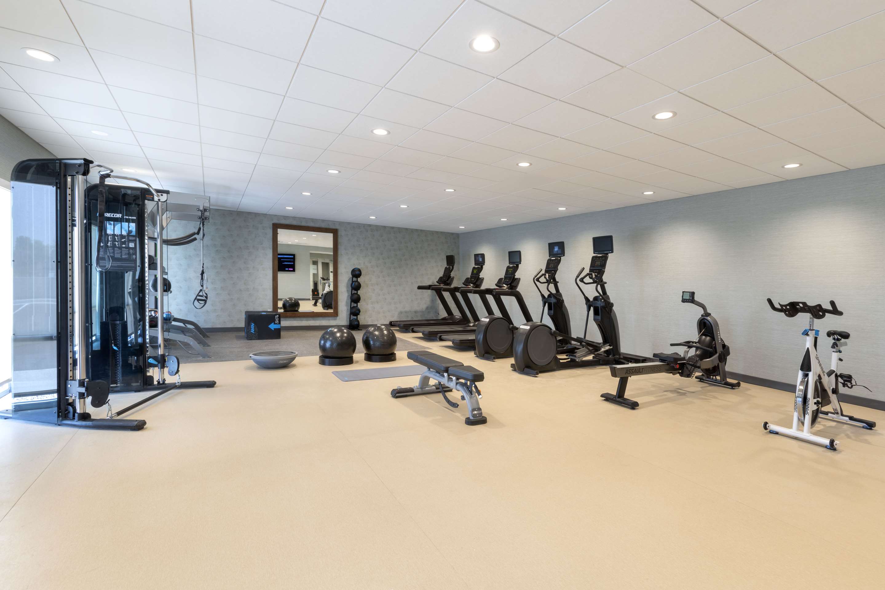 Health club fitness center gym