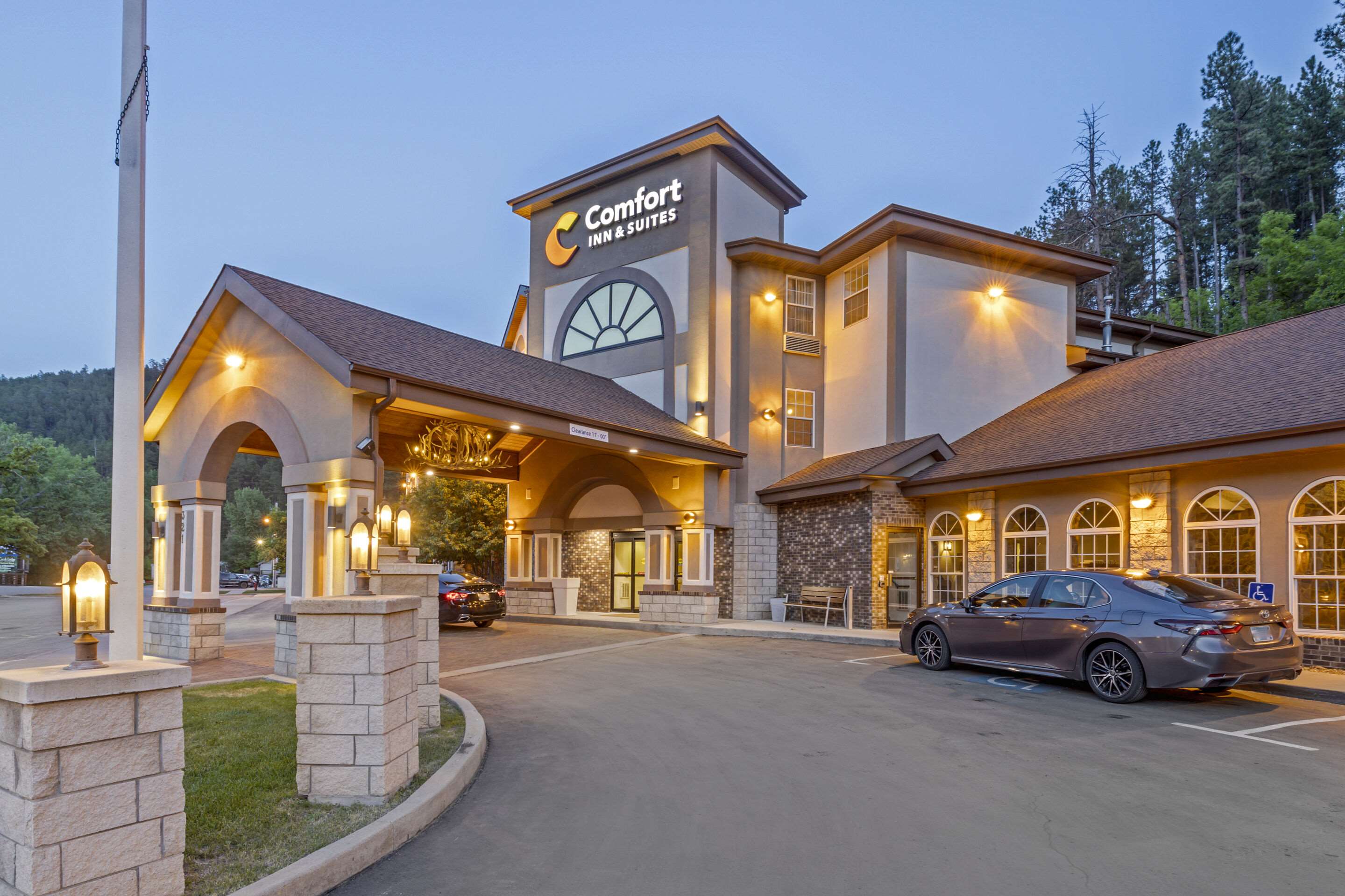 Hotel at night