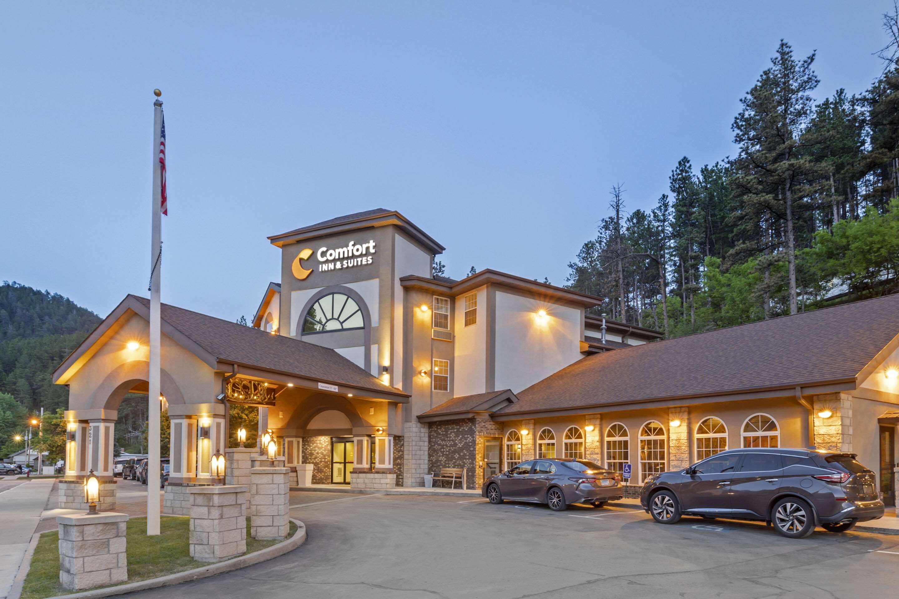 Hotel at night