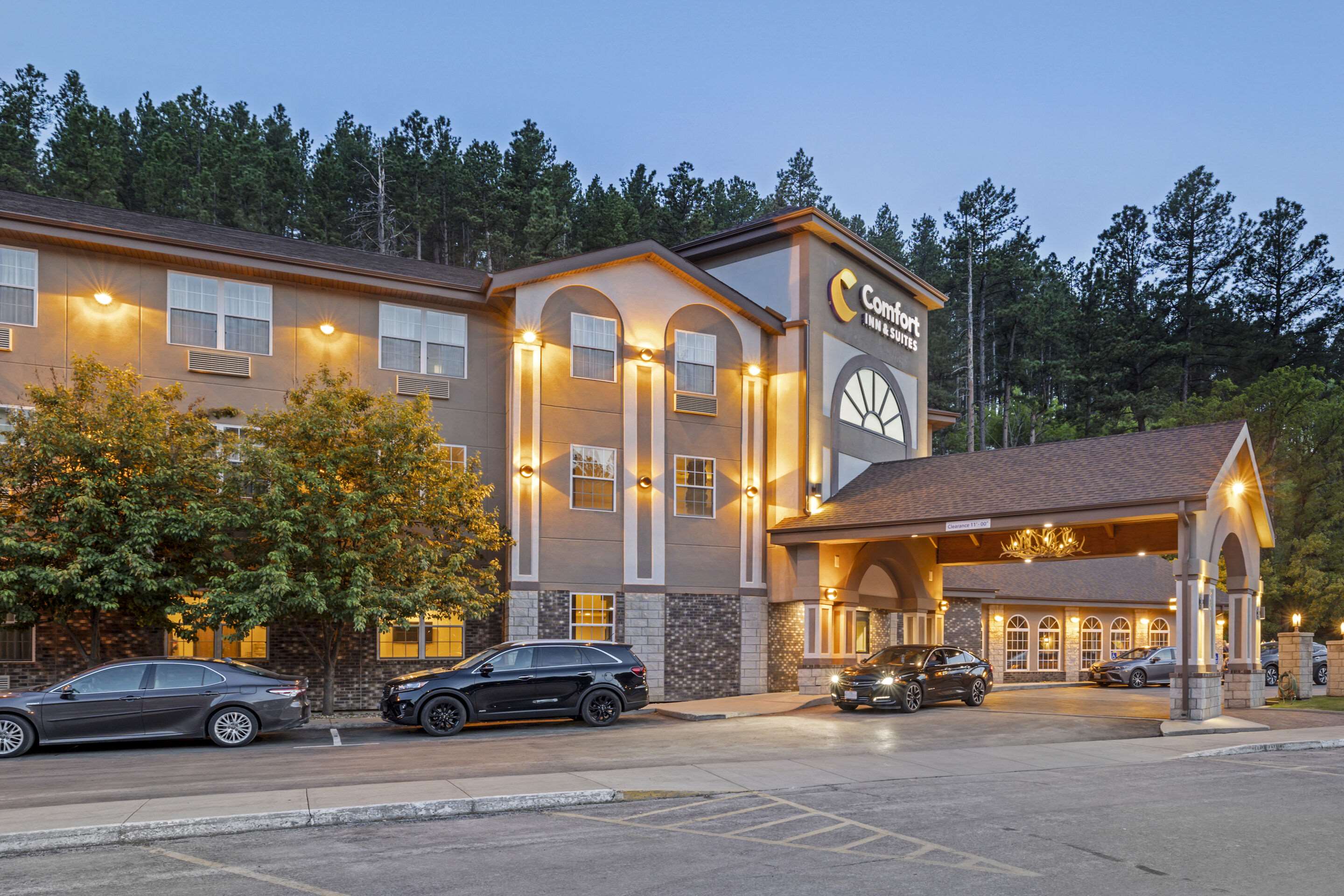 Hotel at night