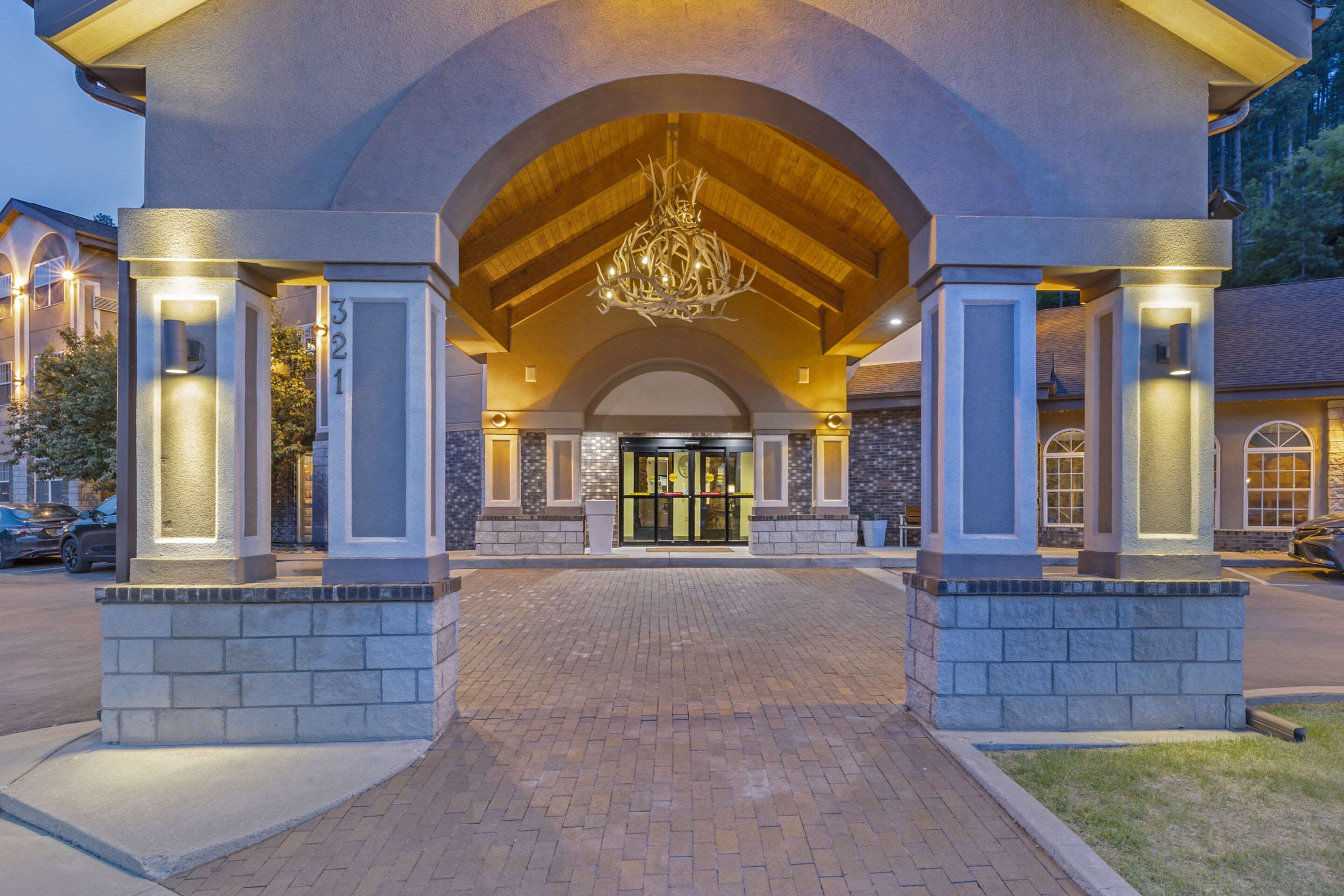 Hotel at night
