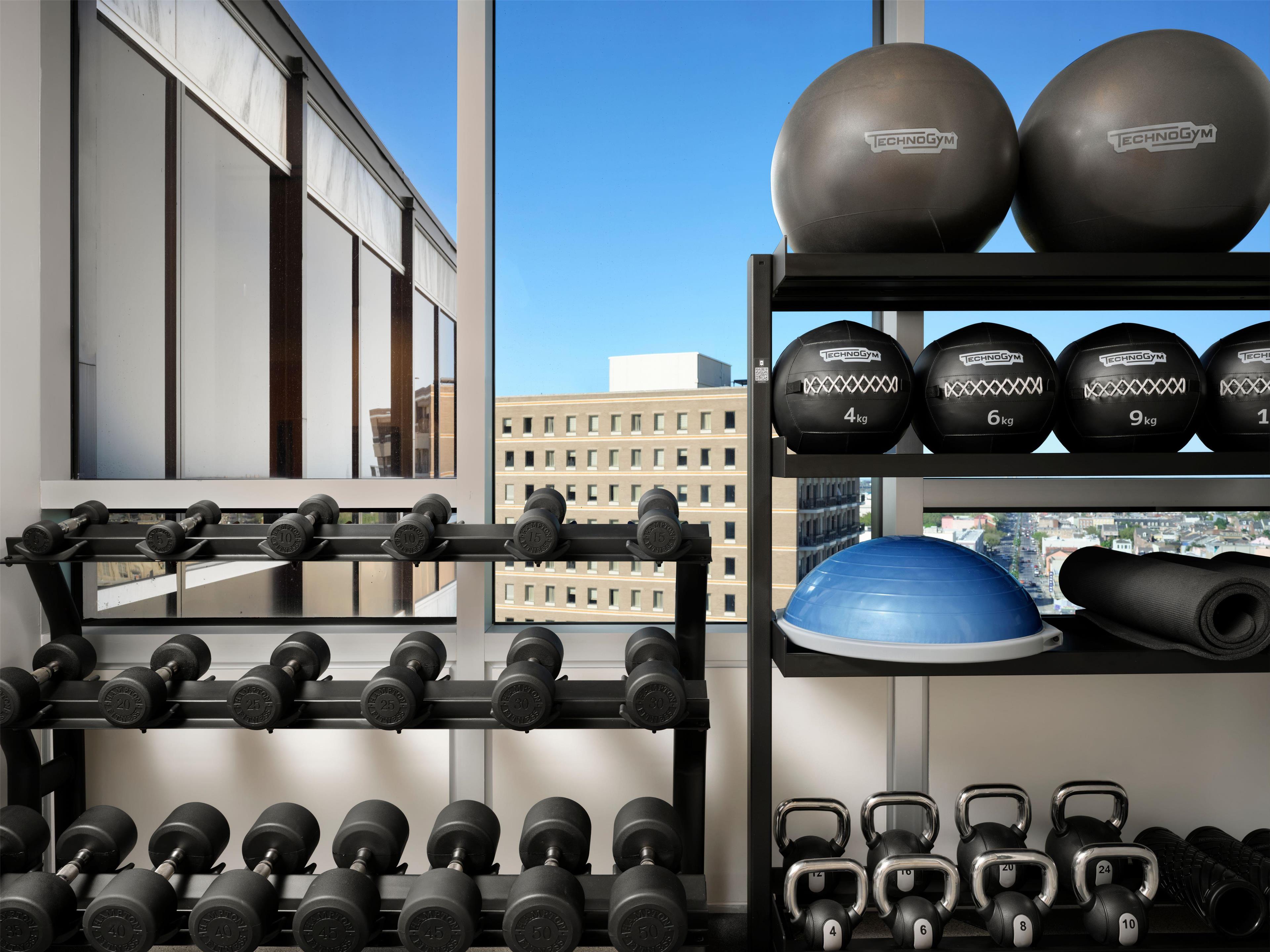 Health club fitness center gym | Canopy by Hilton New Orleans Downtown