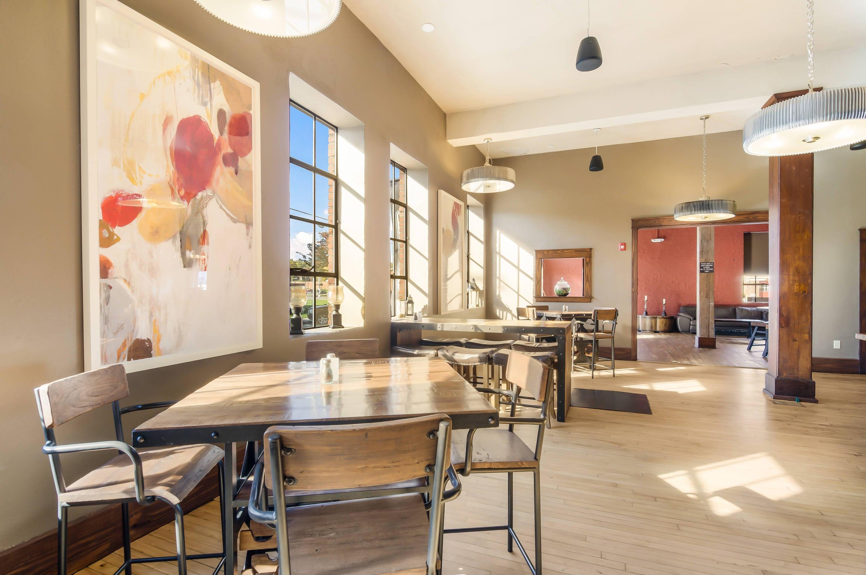 Breakfast area