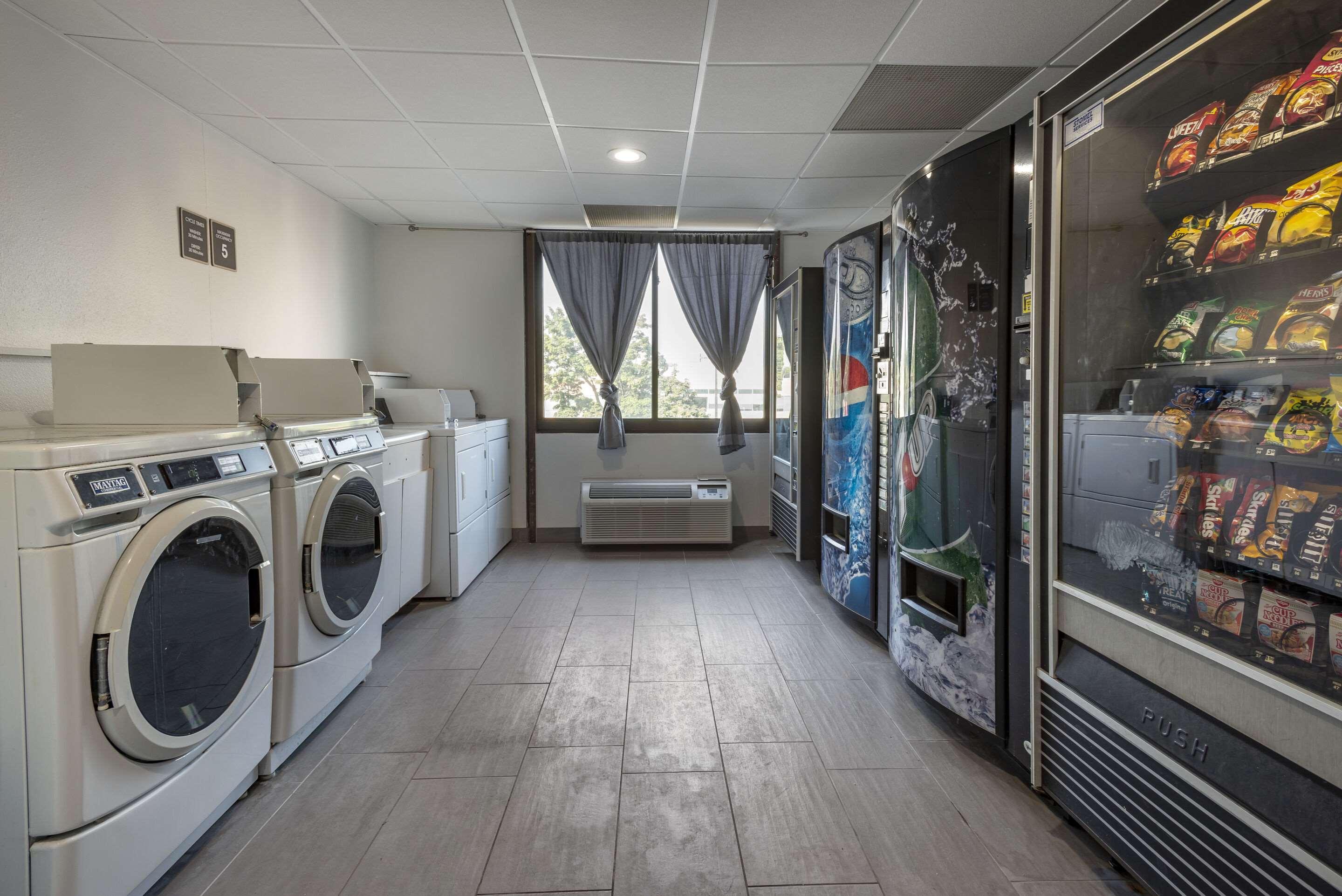Guest laundry facilities