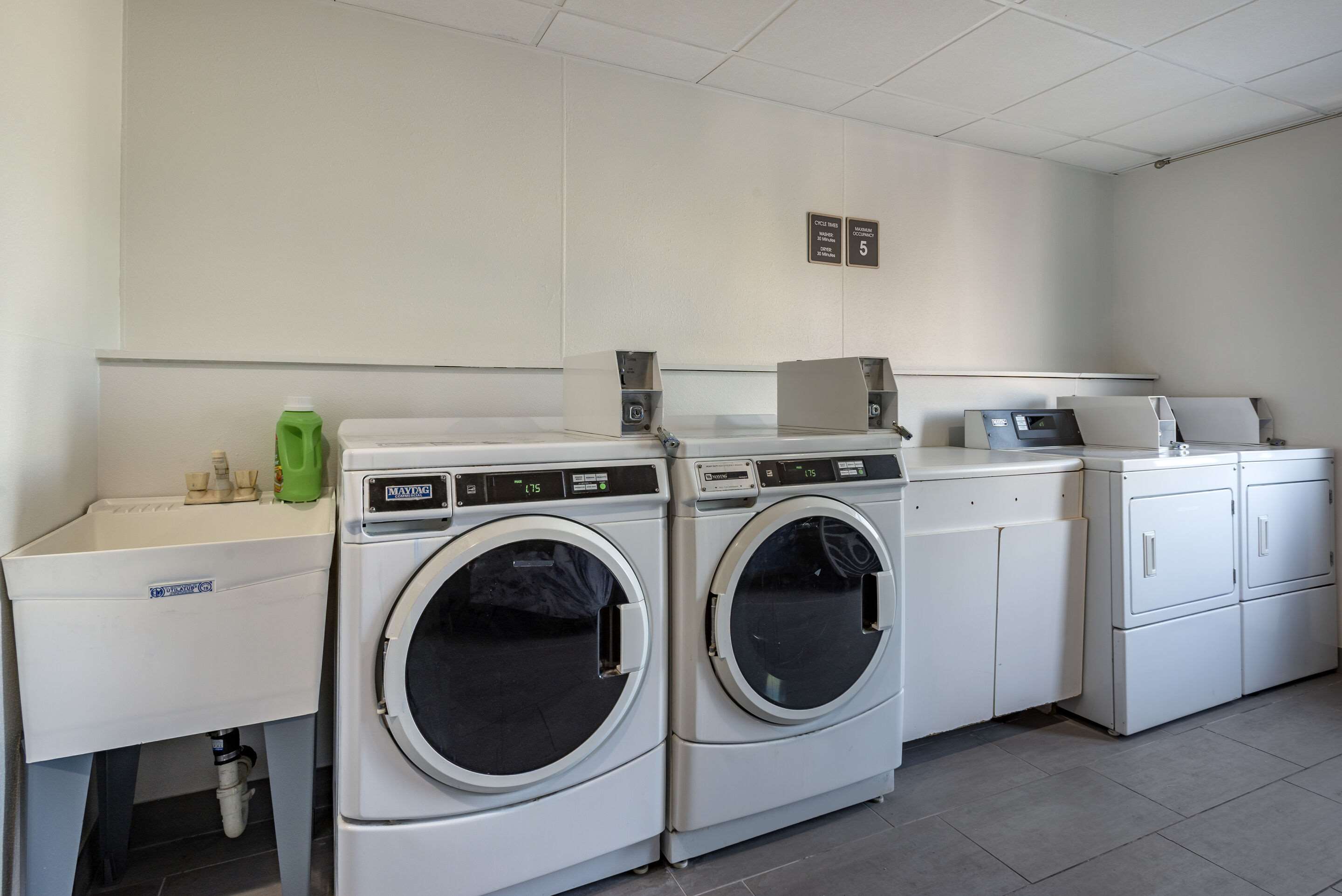 Guest laundry facilities
